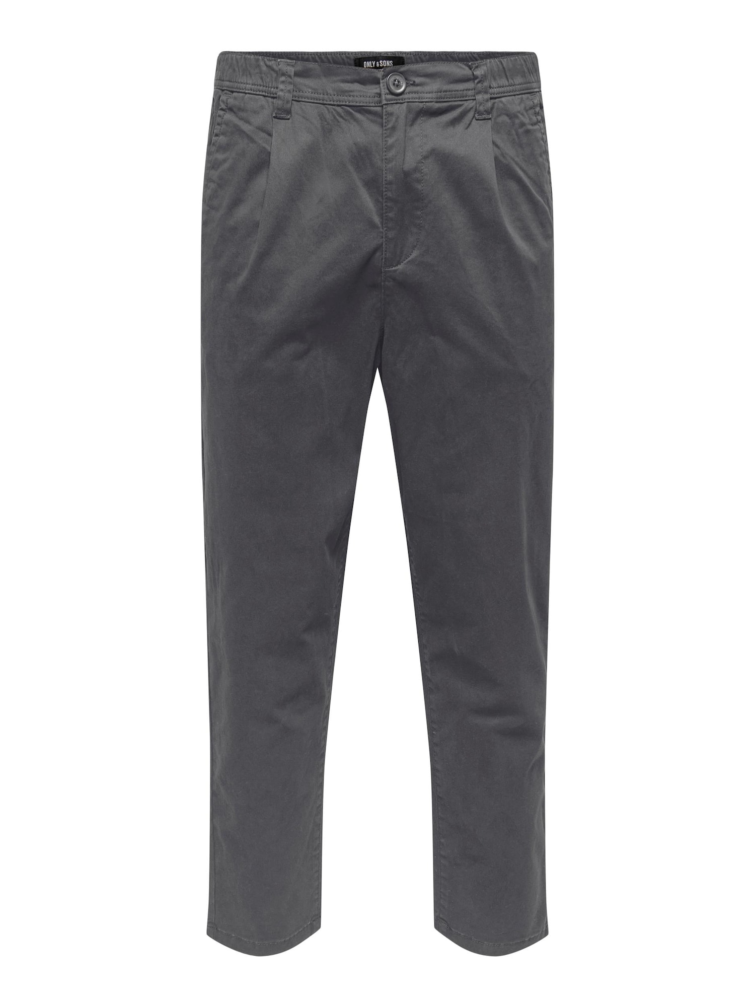 Only & Sons Hlače z naborki 'CAM'  temno siva