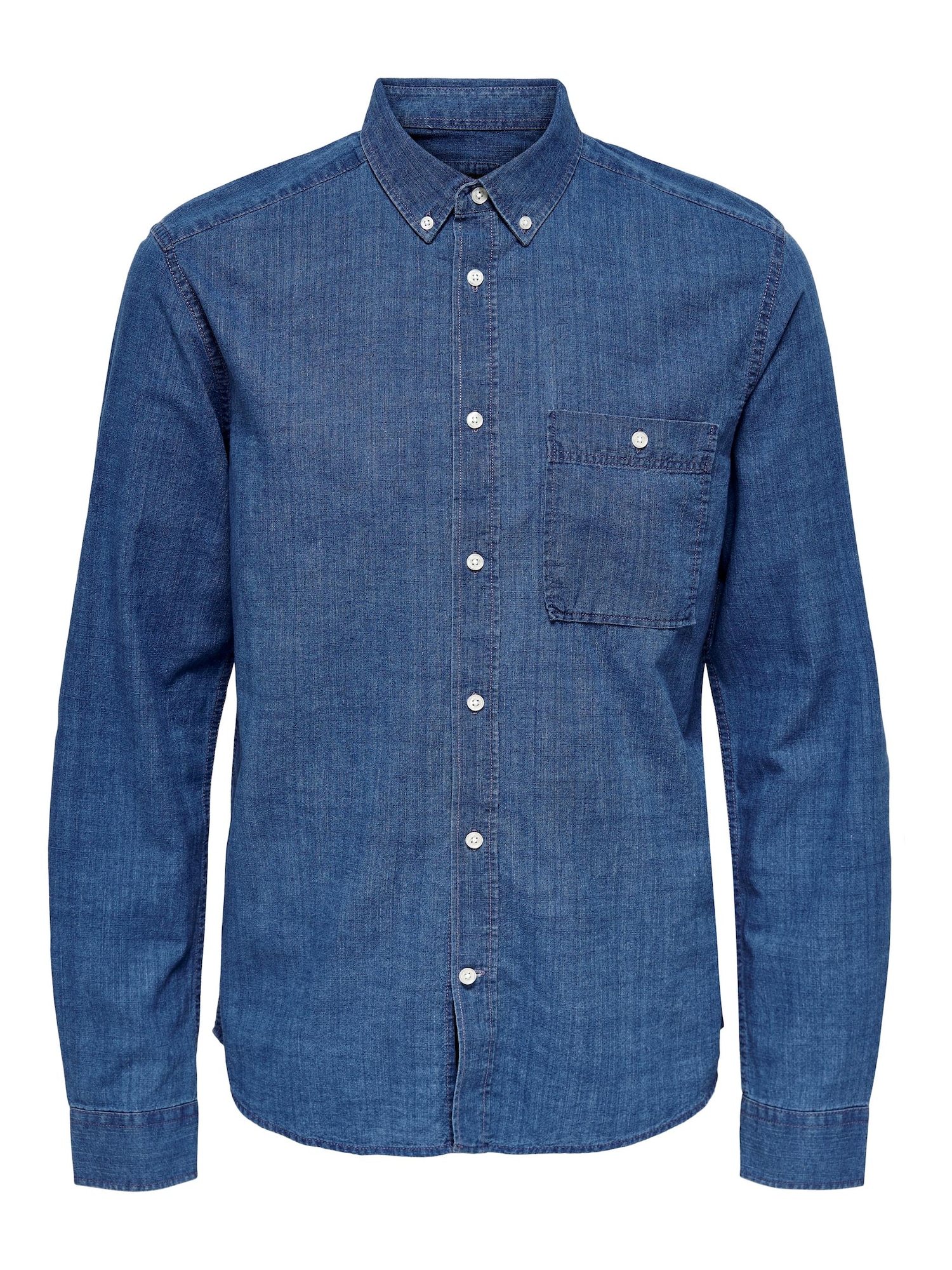 Only & Sons Srajca 'Chambray'  moder denim