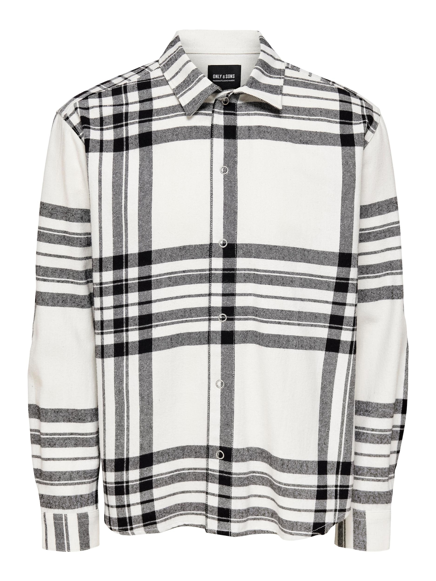 Only & Sons Srajca 'Tabb'  črna / bela
