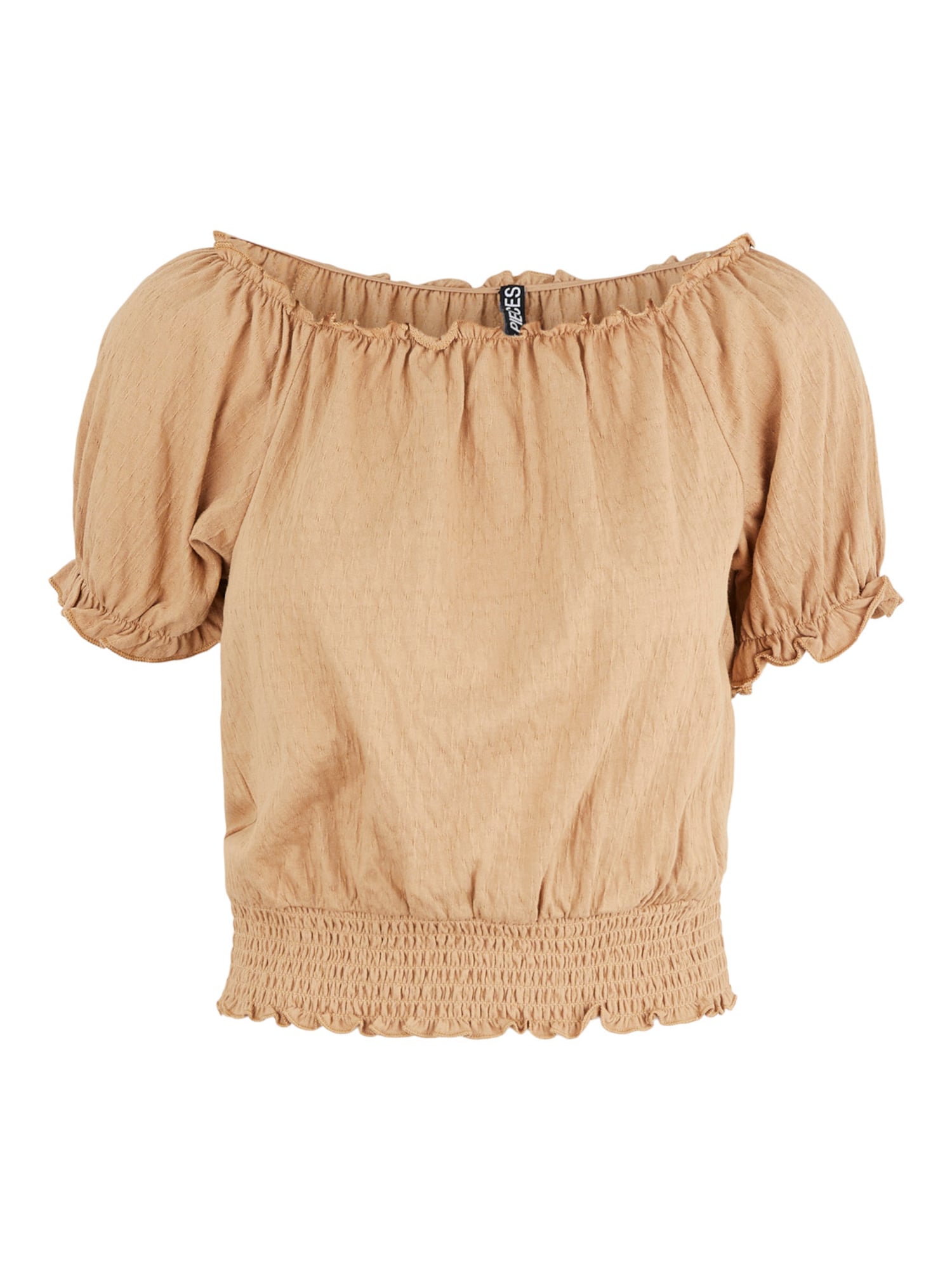 PIECES Bluza 'LEAFY'  rjava