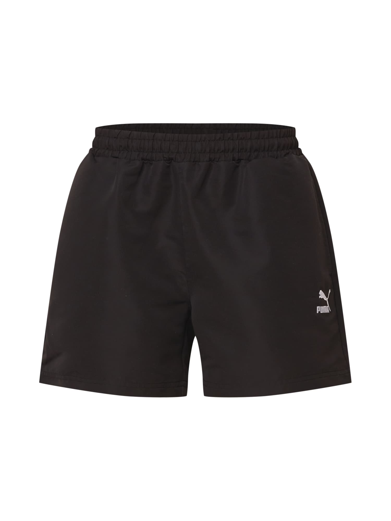 PUMA Hlače  siva / črna