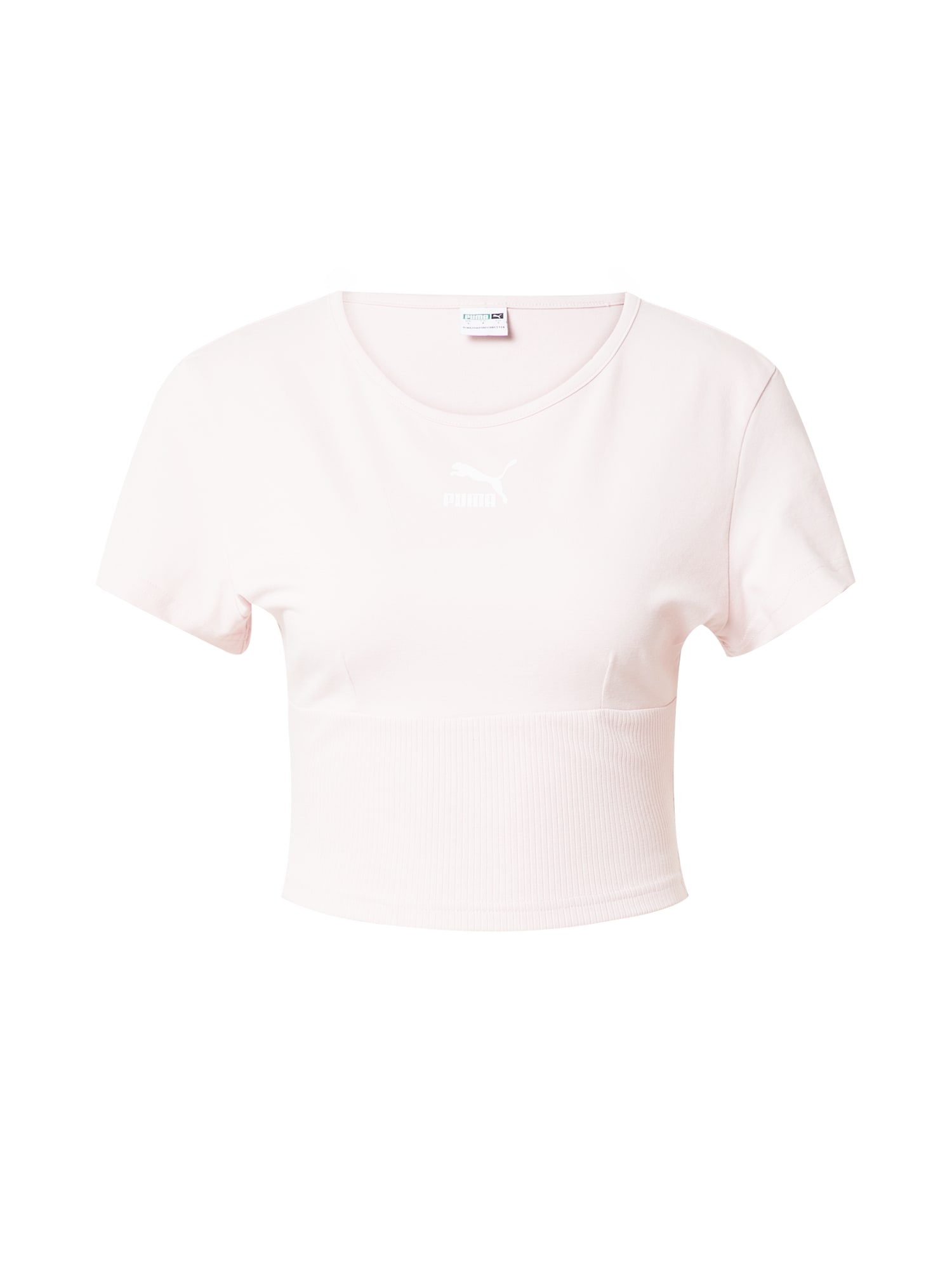 PUMA Majica  roza / bela