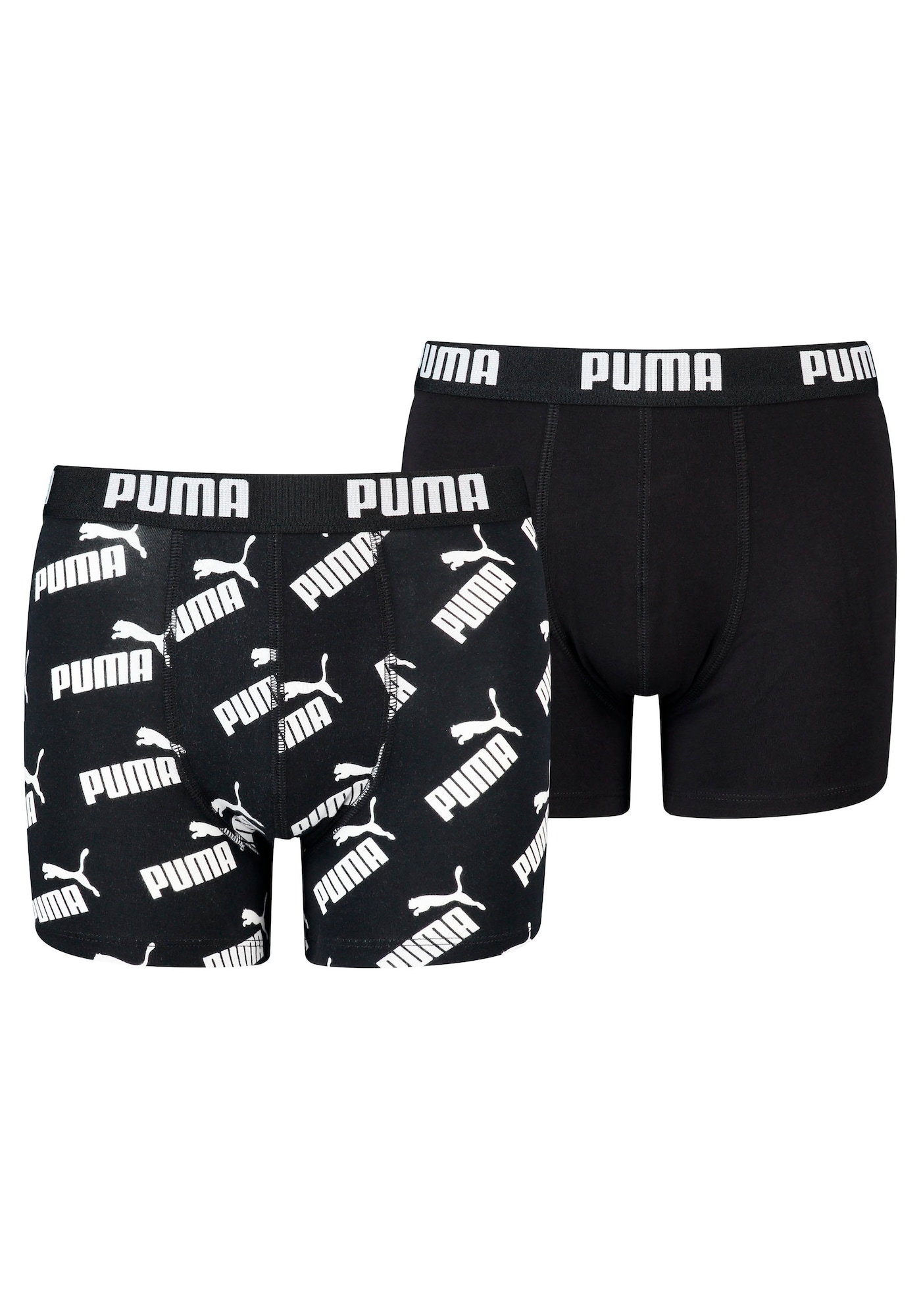 PUMA Spodnjice  črna / bela