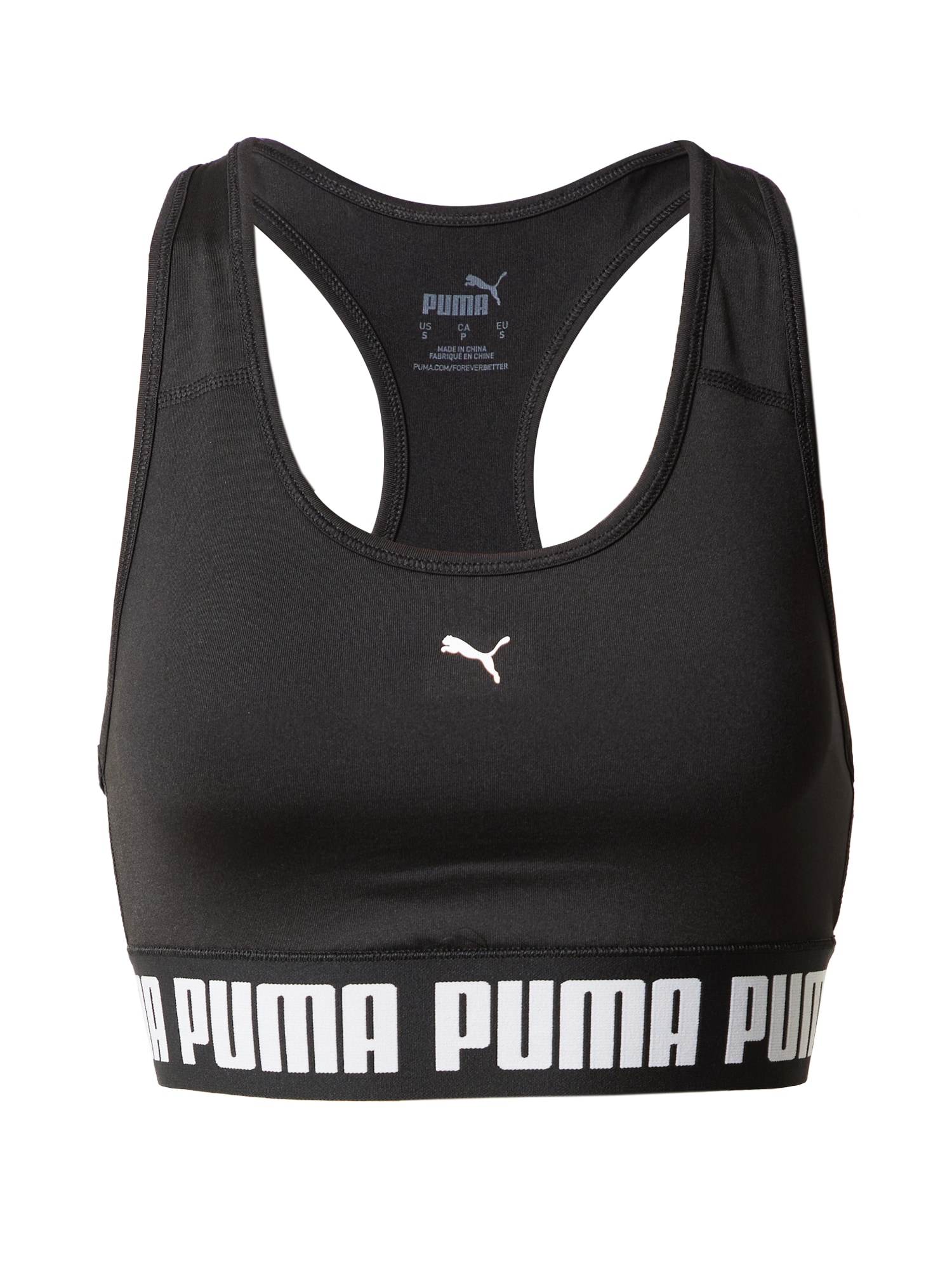 PUMA Športni nederček  črna / bela