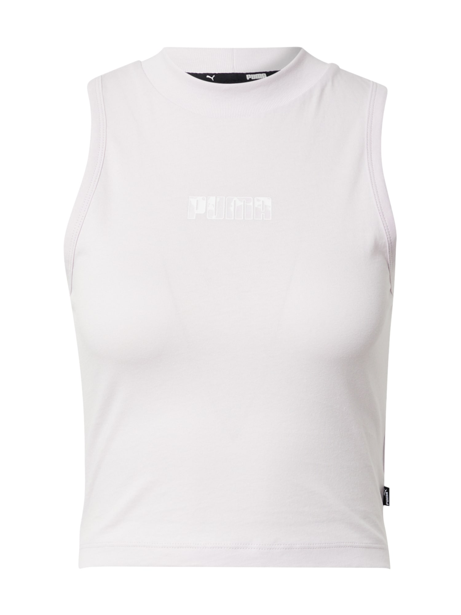PUMA Športni top  pastelno lila / bela