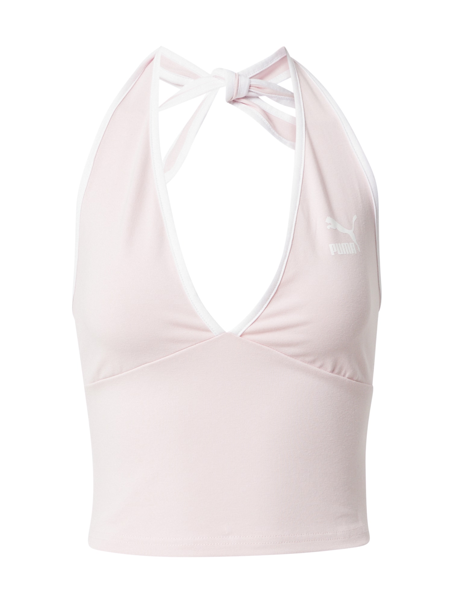 PUMA Top  pastelno roza / bela
