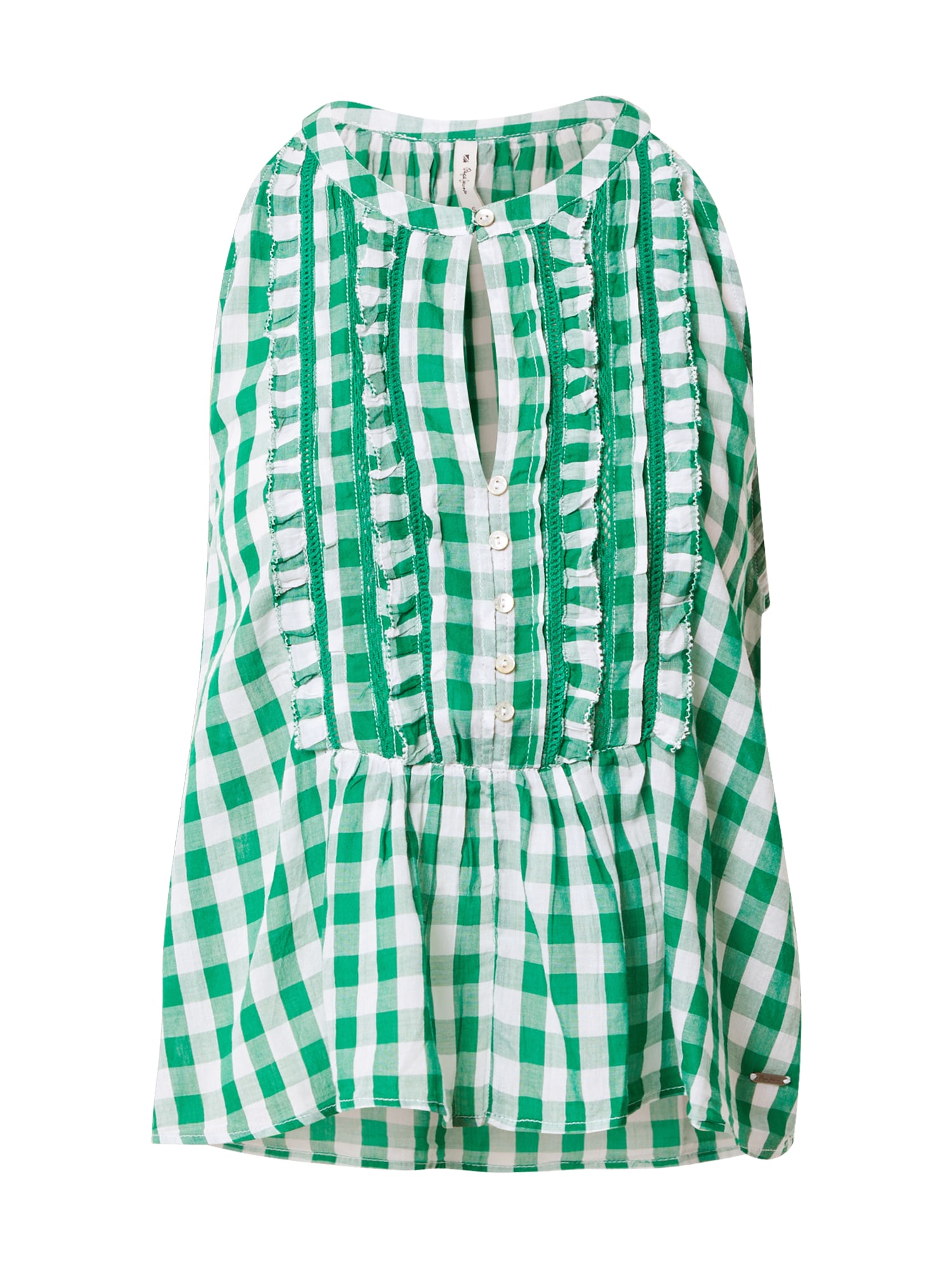 Pepe Jeans Bluza 'GABRIELA'  zelena / bela