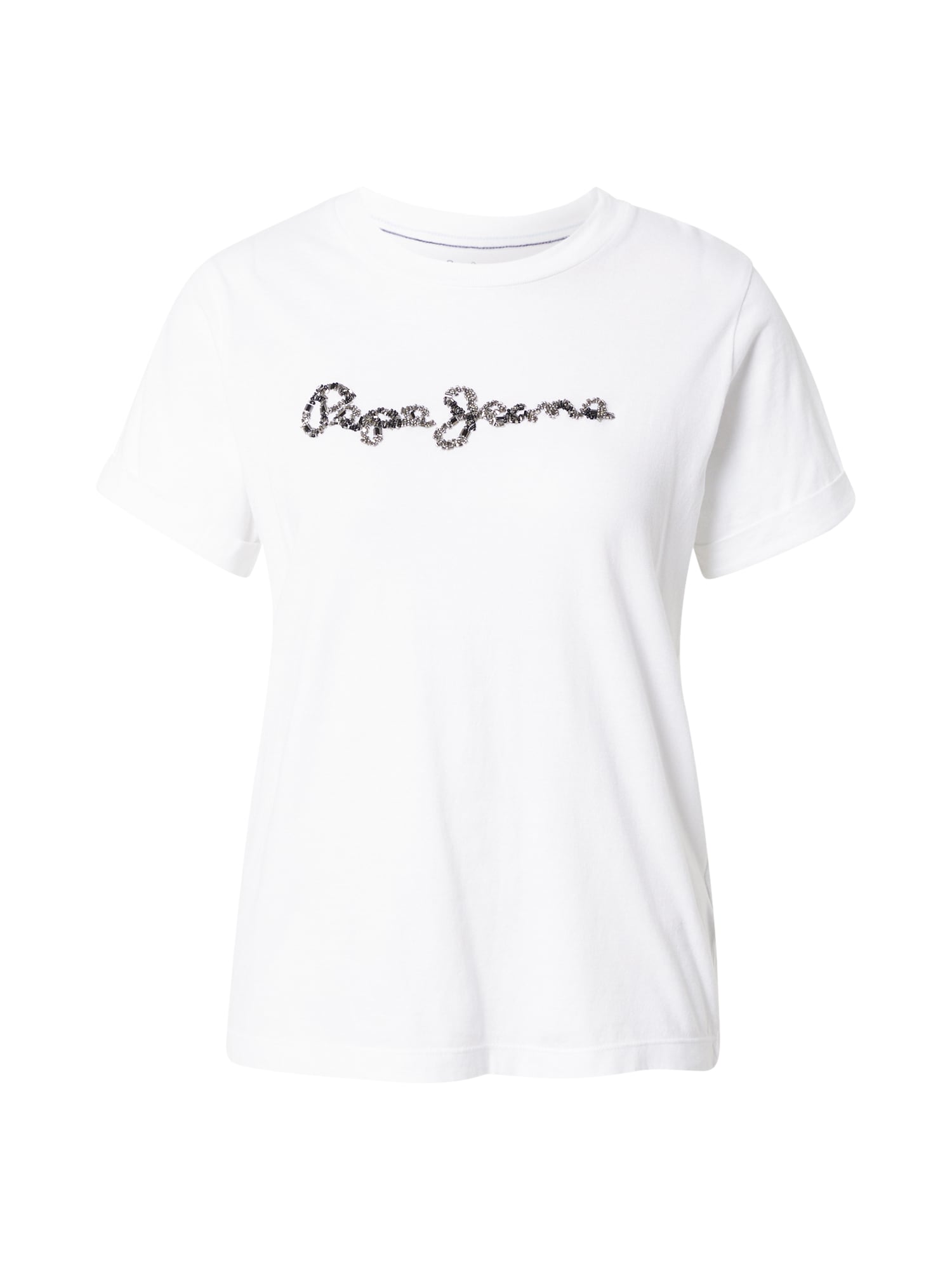 Pepe Jeans Majica 'BABETTE'  srebrno-siva / bela
