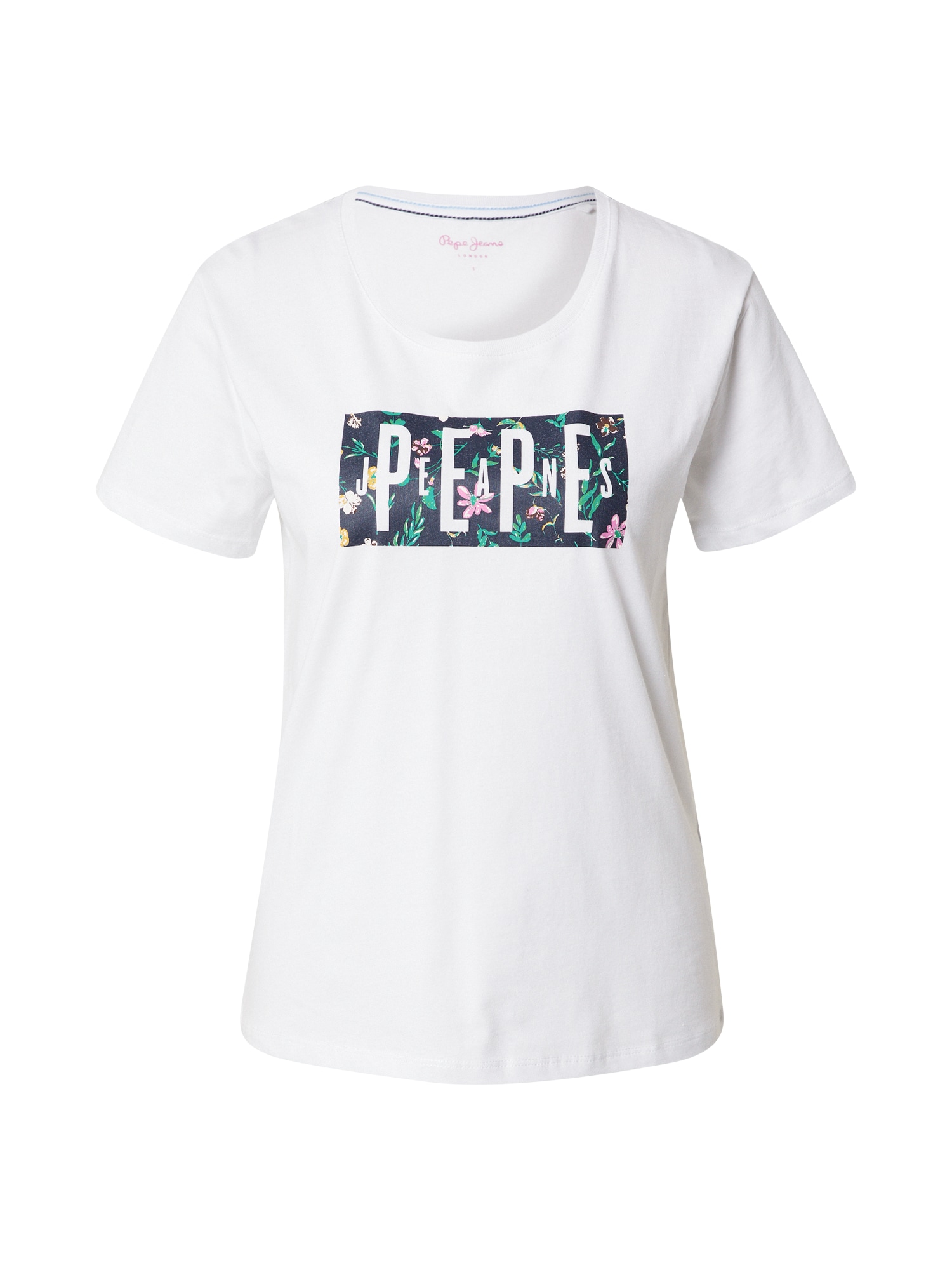 Pepe Jeans Majica 'PATSY'  mornarska / žad / roza / bela