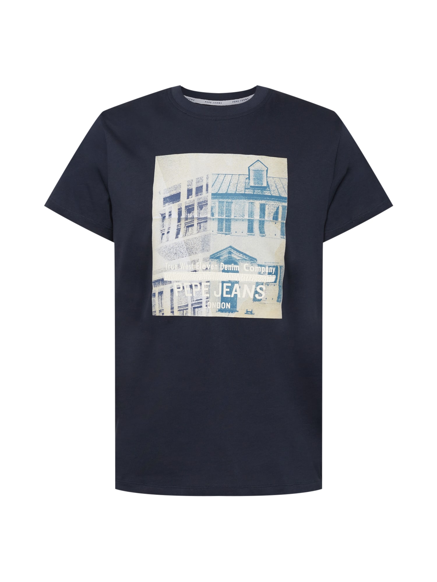 Pepe Jeans Majica 'TELLER'  marine / svetlo modra / jajčna lupina