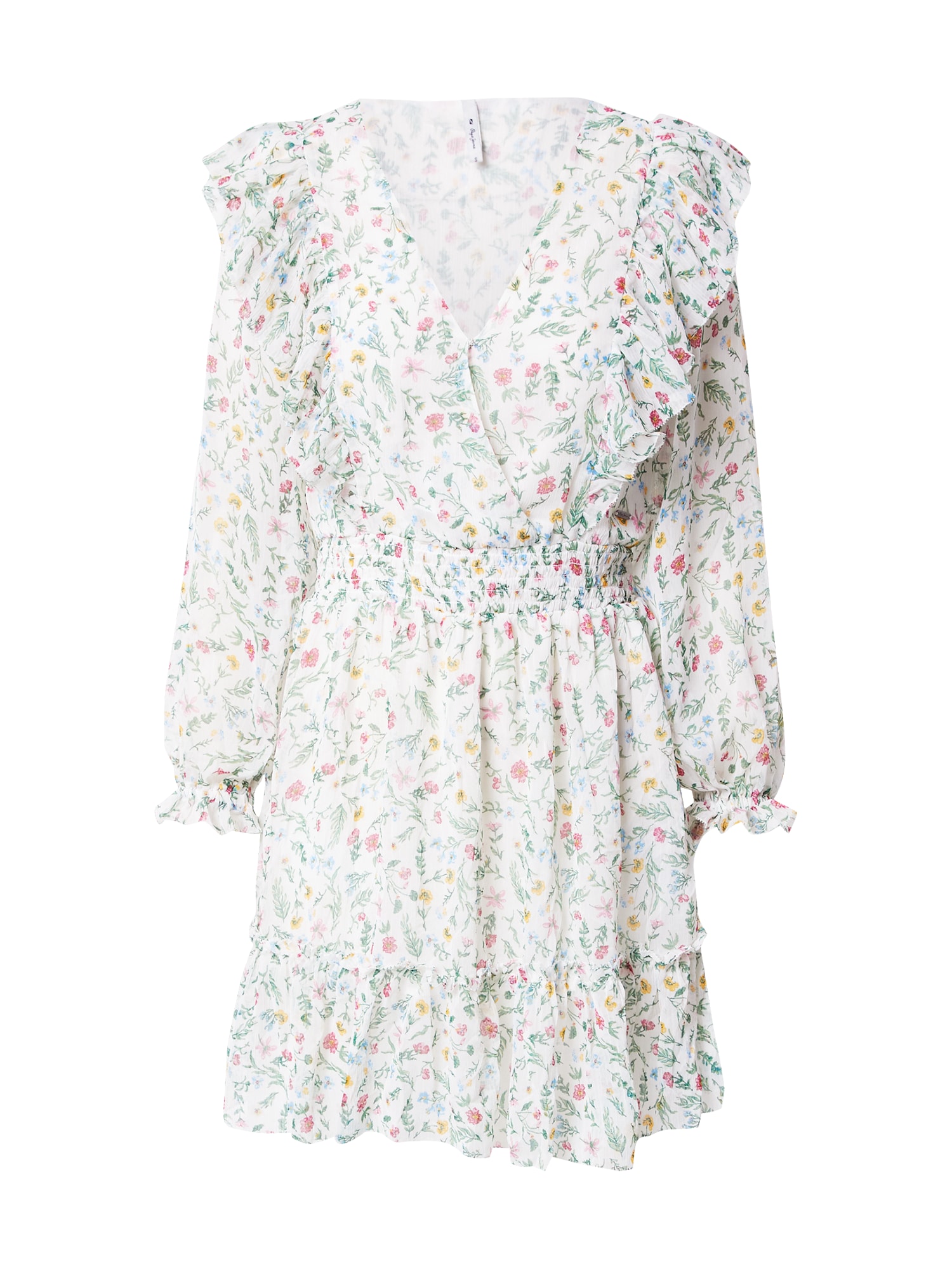 Pepe Jeans Obleka 'Dina'  rumena / zelena / roza / bela