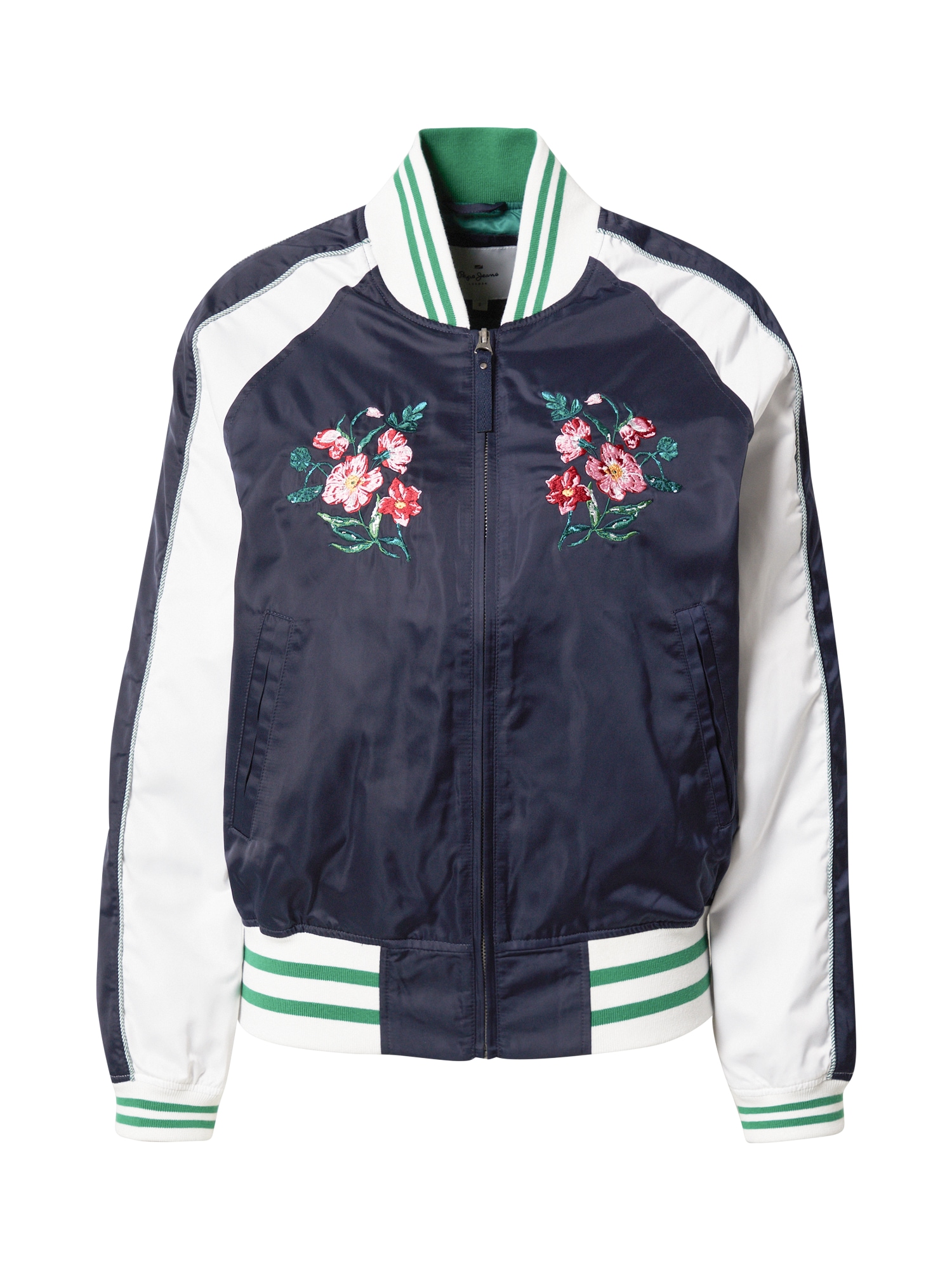 Pepe Jeans Prehodna jakna 'ABIGAIL'  mornarska / zelena / roza / bela