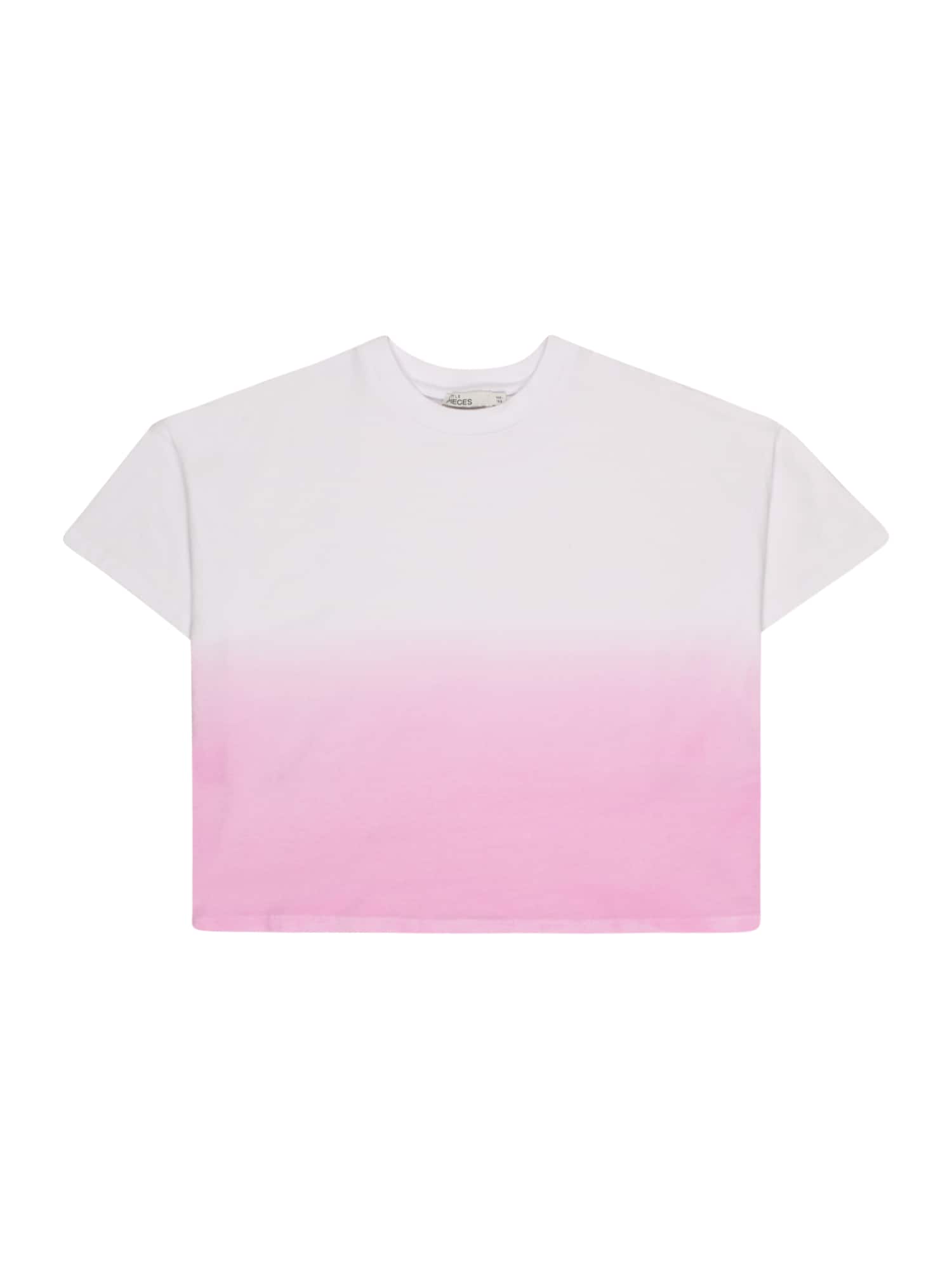 Pieces Kids Majica  roza / bela