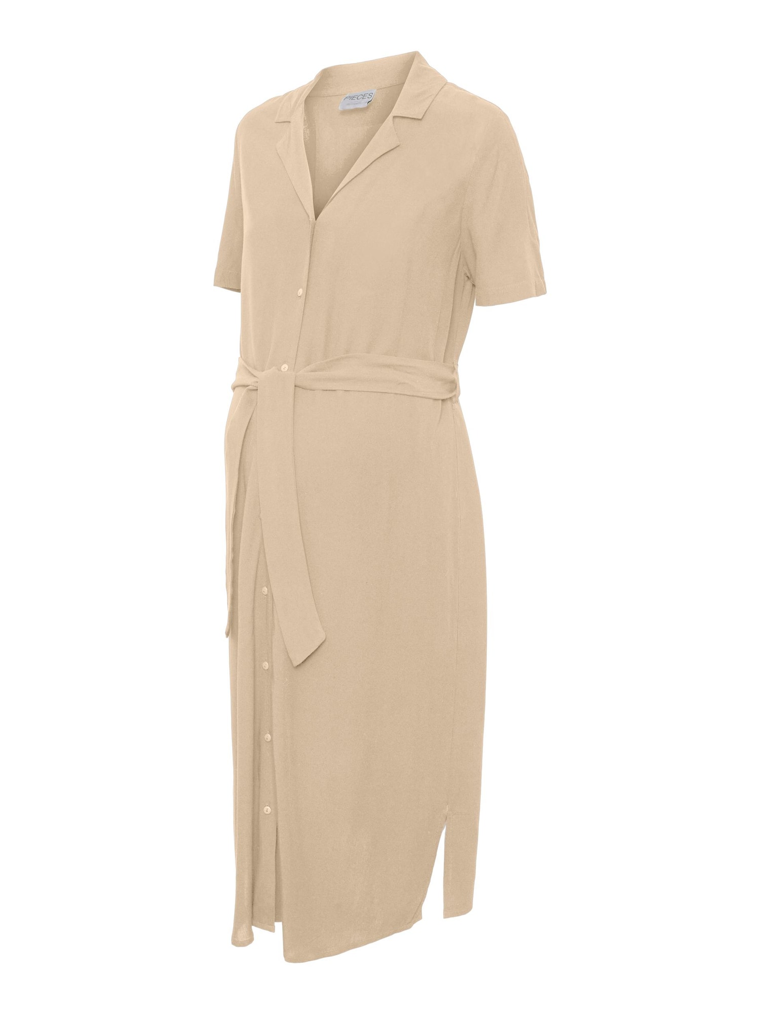 Pieces Maternity Dolga srajca 'Olivia'  svetlo siva