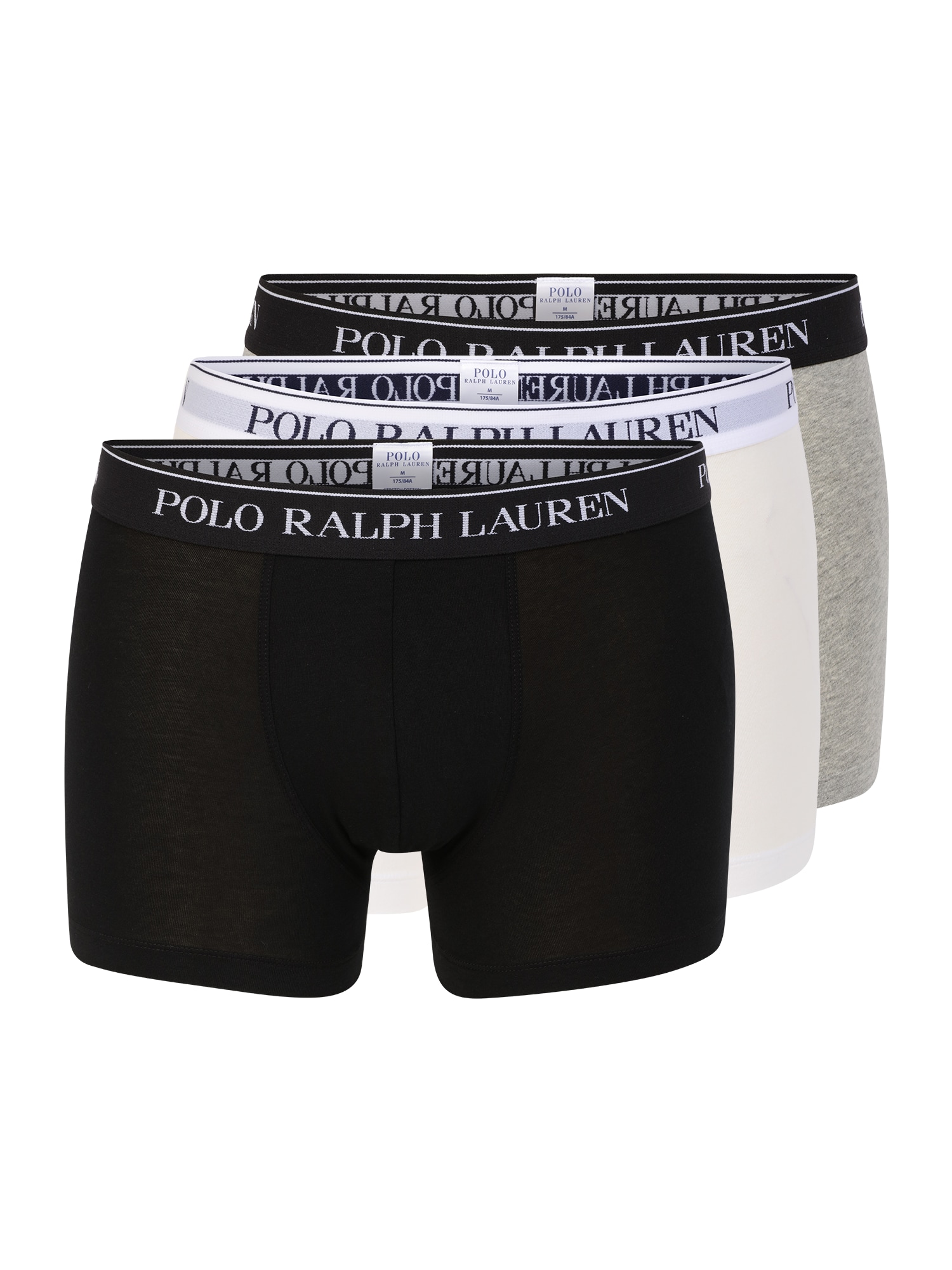 Polo Ralph Lauren Boksarice  pegasto siva / črna / bela