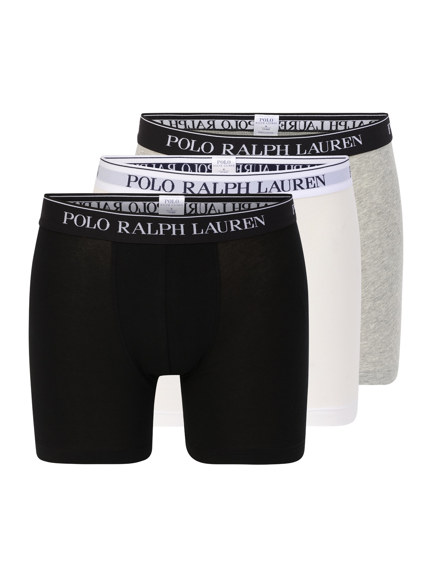 Polo Ralph Lauren Boksarice  pegasto siva / črna / bela
