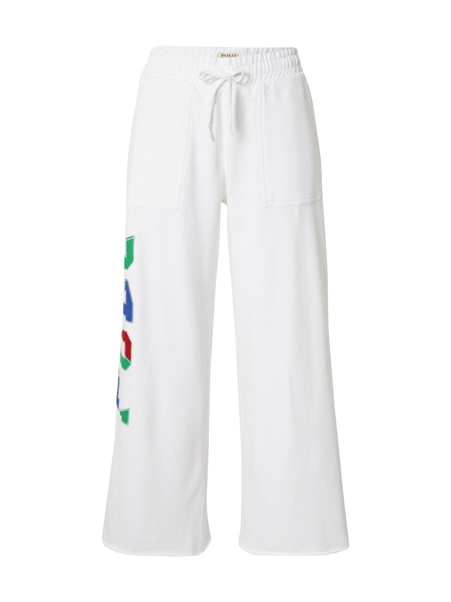 Polo Ralph Lauren Hlače 'NV PO PNT-ANKLE-ATHLETIC'  modra / svetlo rumena / zelena / rdeča / bela
