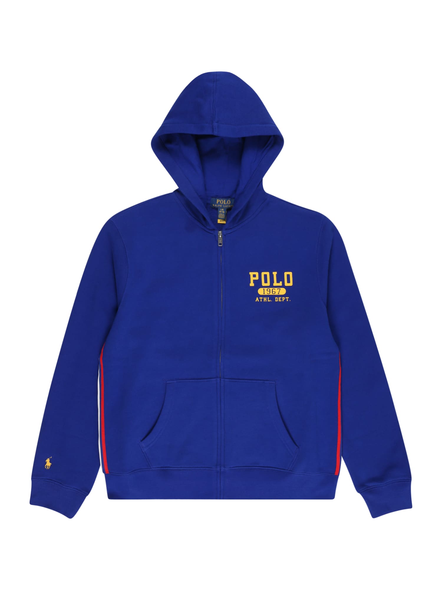 Polo Ralph Lauren Jopa na zadrgo  kraljevo modra / rumena / rdeča / bela