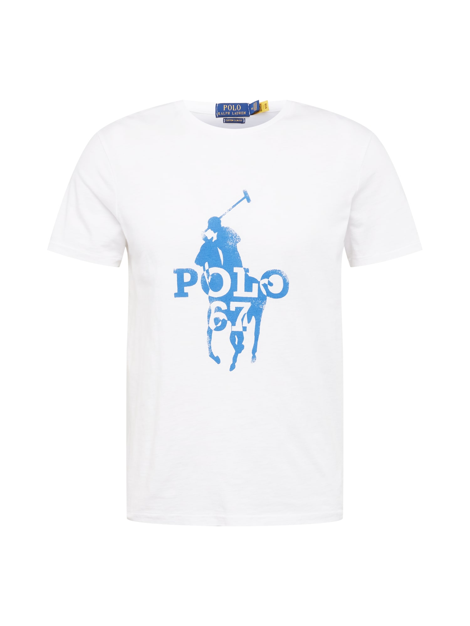 Polo Ralph Lauren Majica  modra / bela
