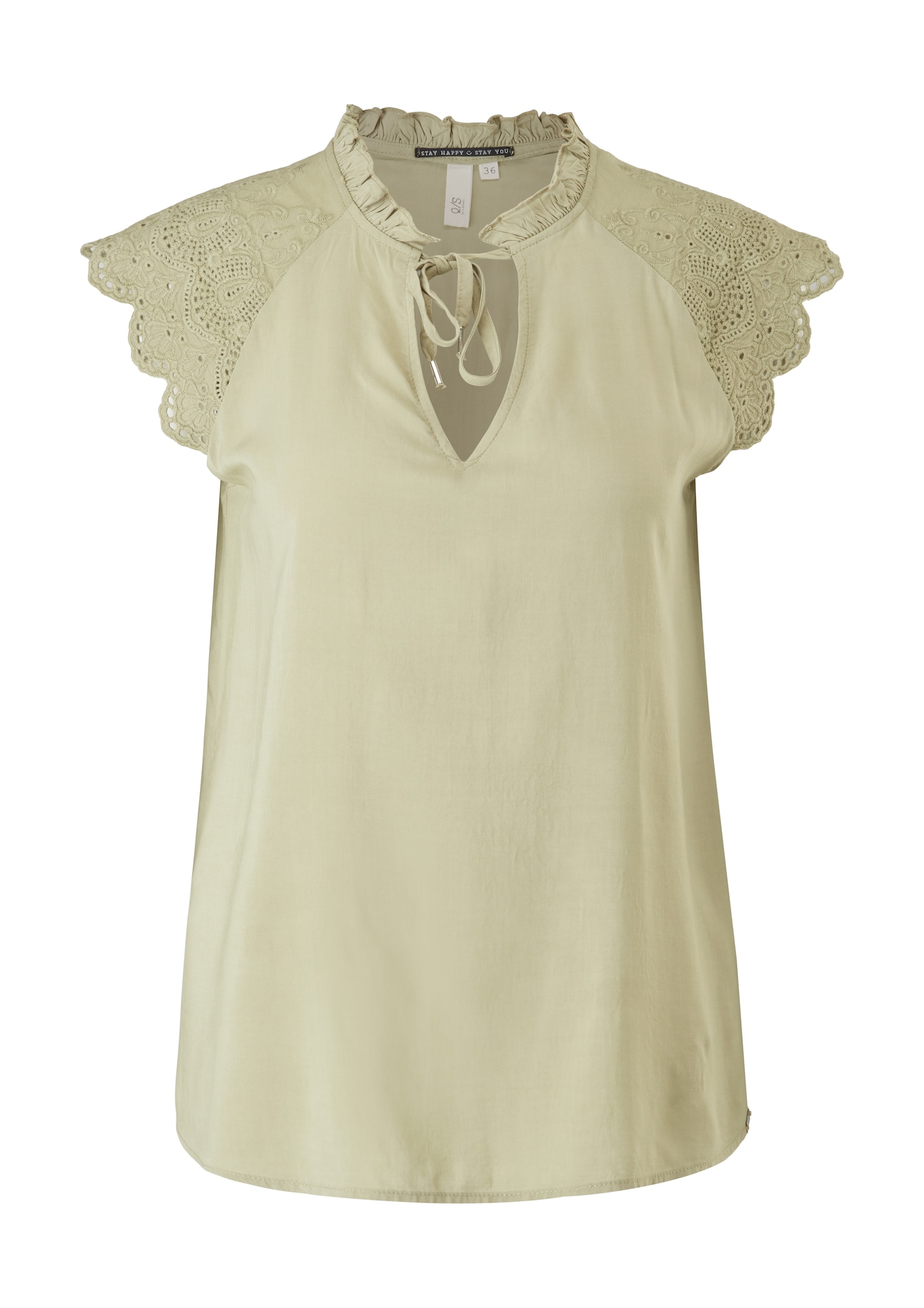 QS by s.Oliver Top  pastelno zelena