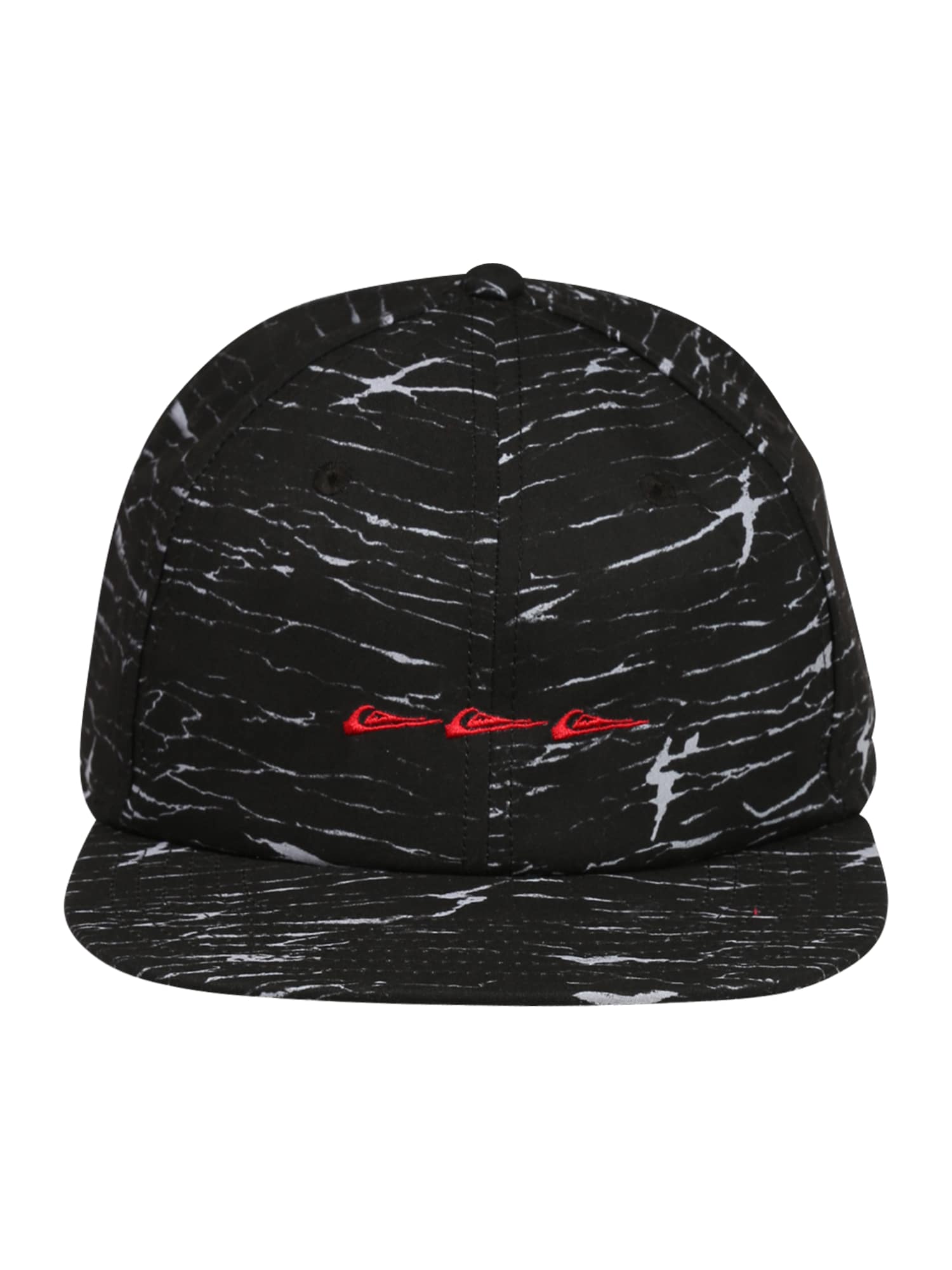 QUIKSILVER Kapa  svetlo siva / ognjeno rdeča / črna