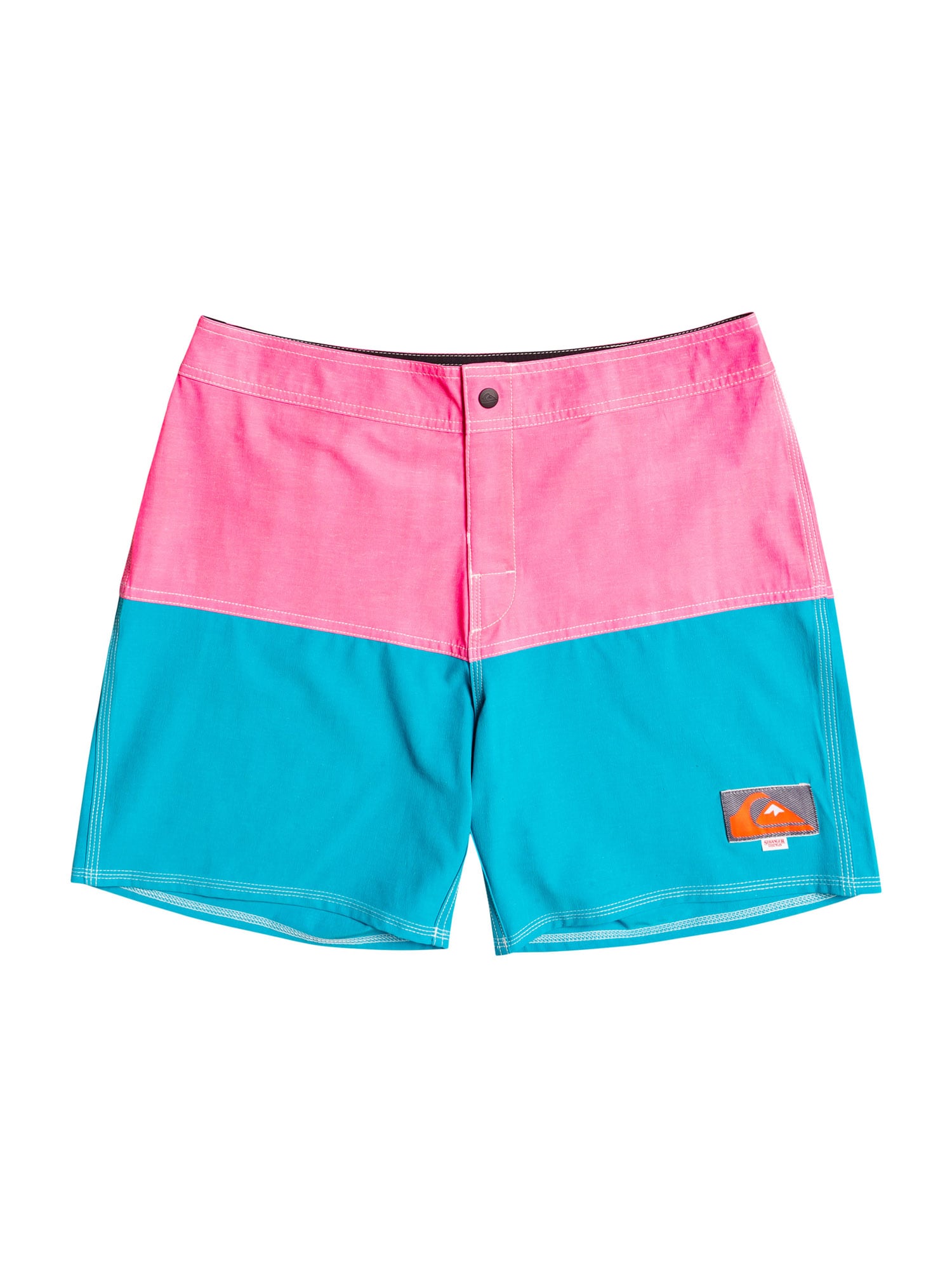 QUIKSILVER Kratke kopalne hlače  svetlo modra / svetlo roza / črna