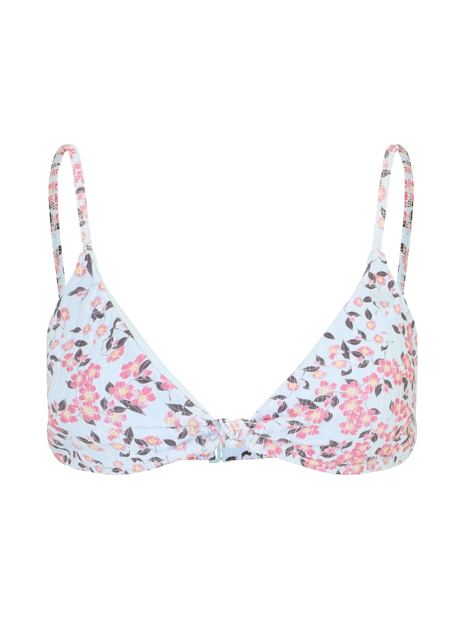 ROXY Bikini zgornji del 'LOVE'  svetlo modra / pastelno rumena / bazaltno siva / roza