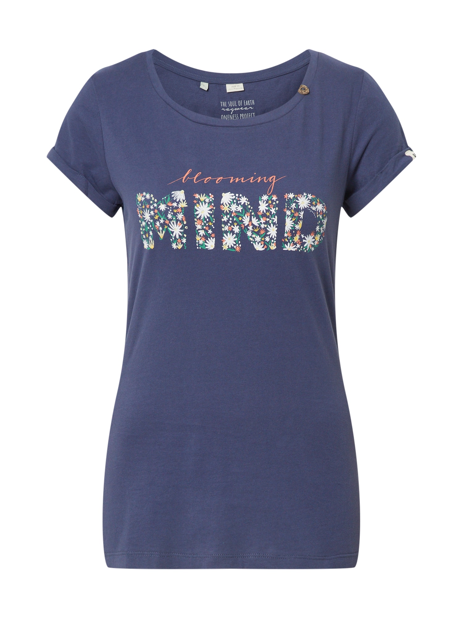 Ragwear Majica 'Florah'  encijan / zelena / bela