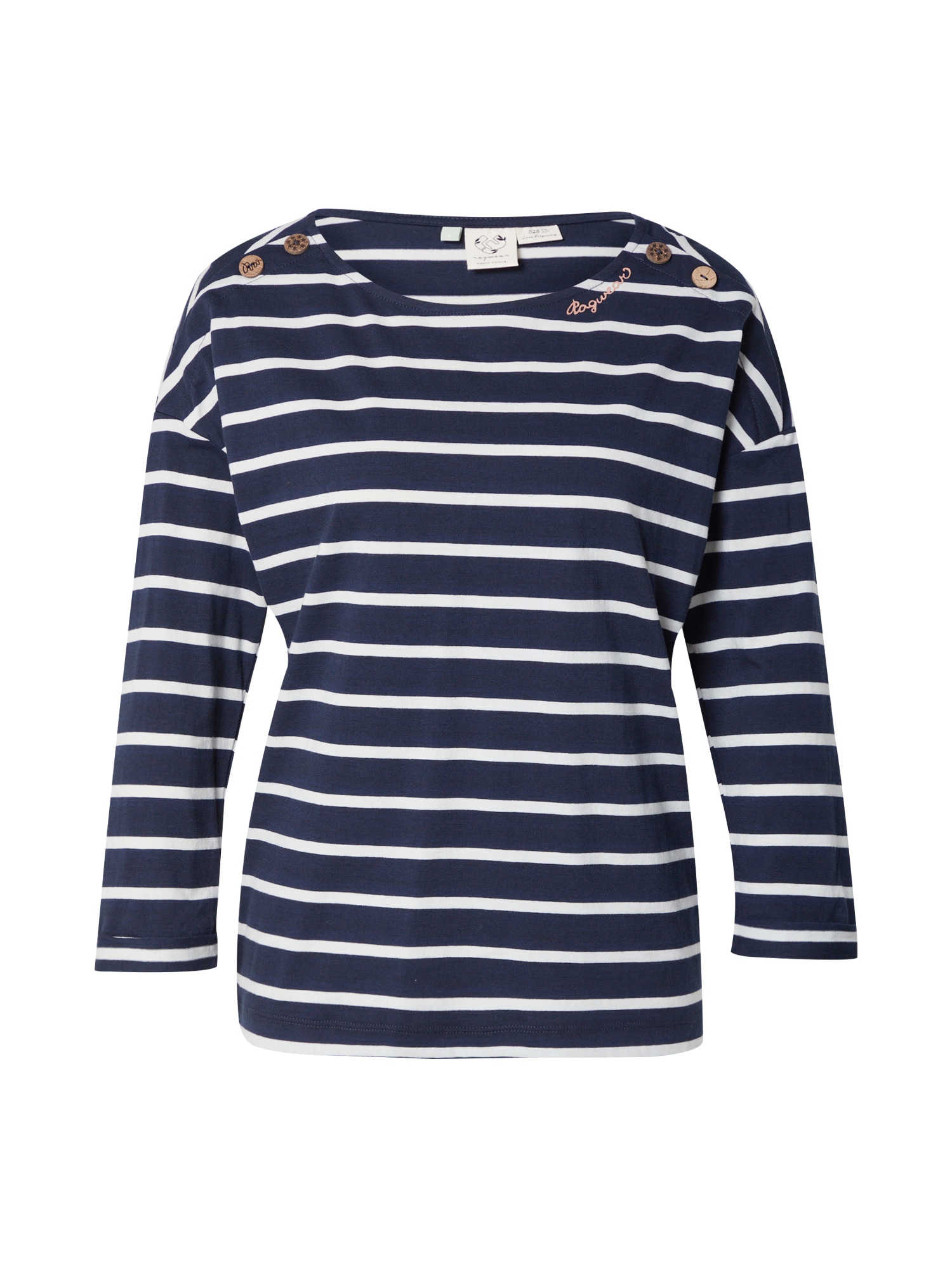 Ragwear Majica 'TAVVI'  mornarska / bela