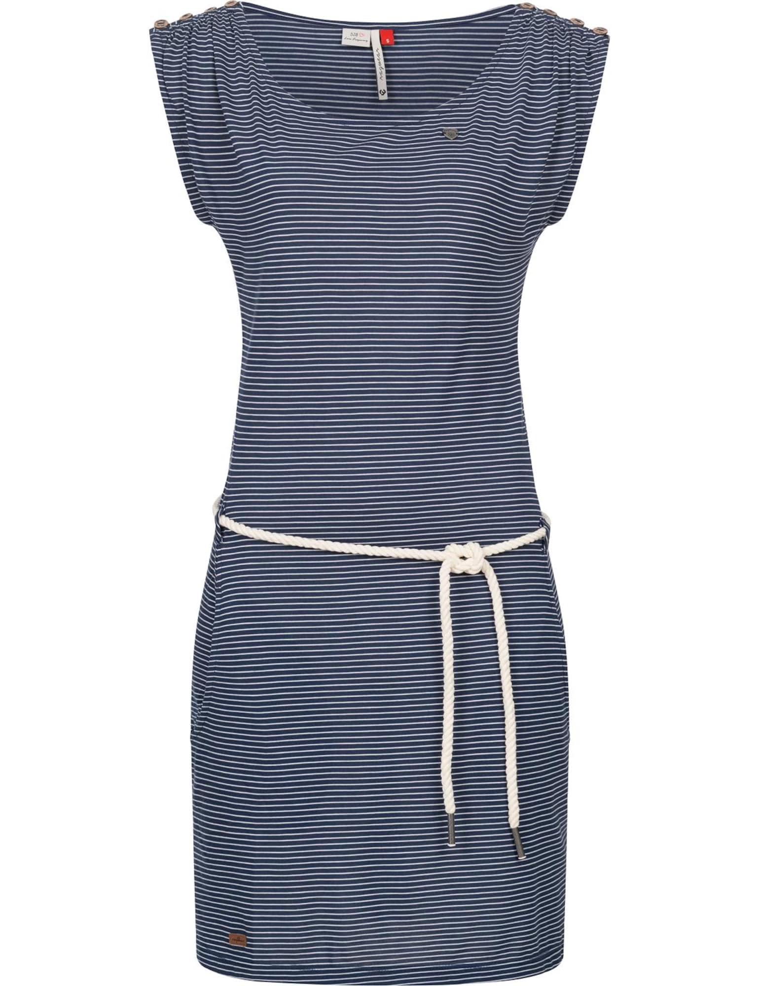 Ragwear Poletna obleka 'Chego'  mornarska / bela