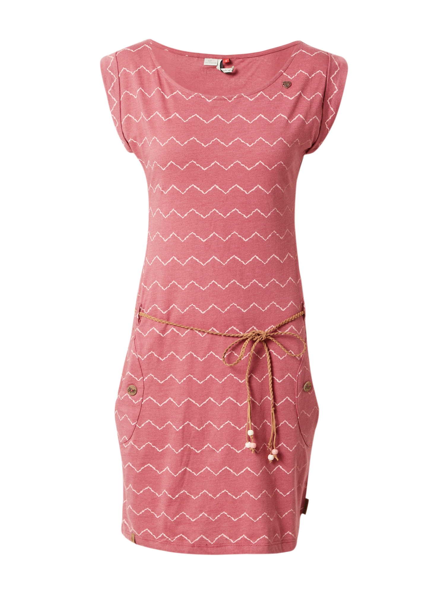 Ragwear Poletna obleka  svetlo rjava / staro roza / pastelno roza