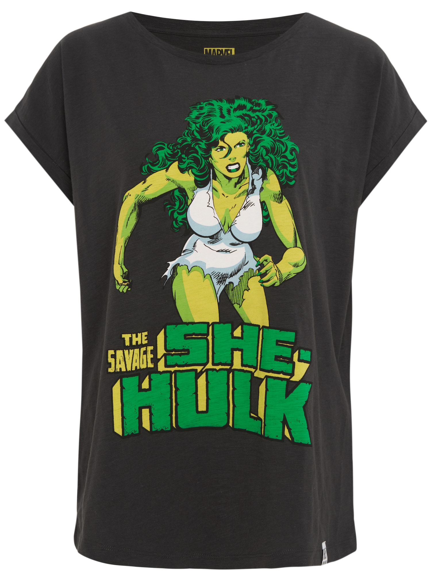 Recovered Majica 'She Hulk'  limona / zelena / črna / bela