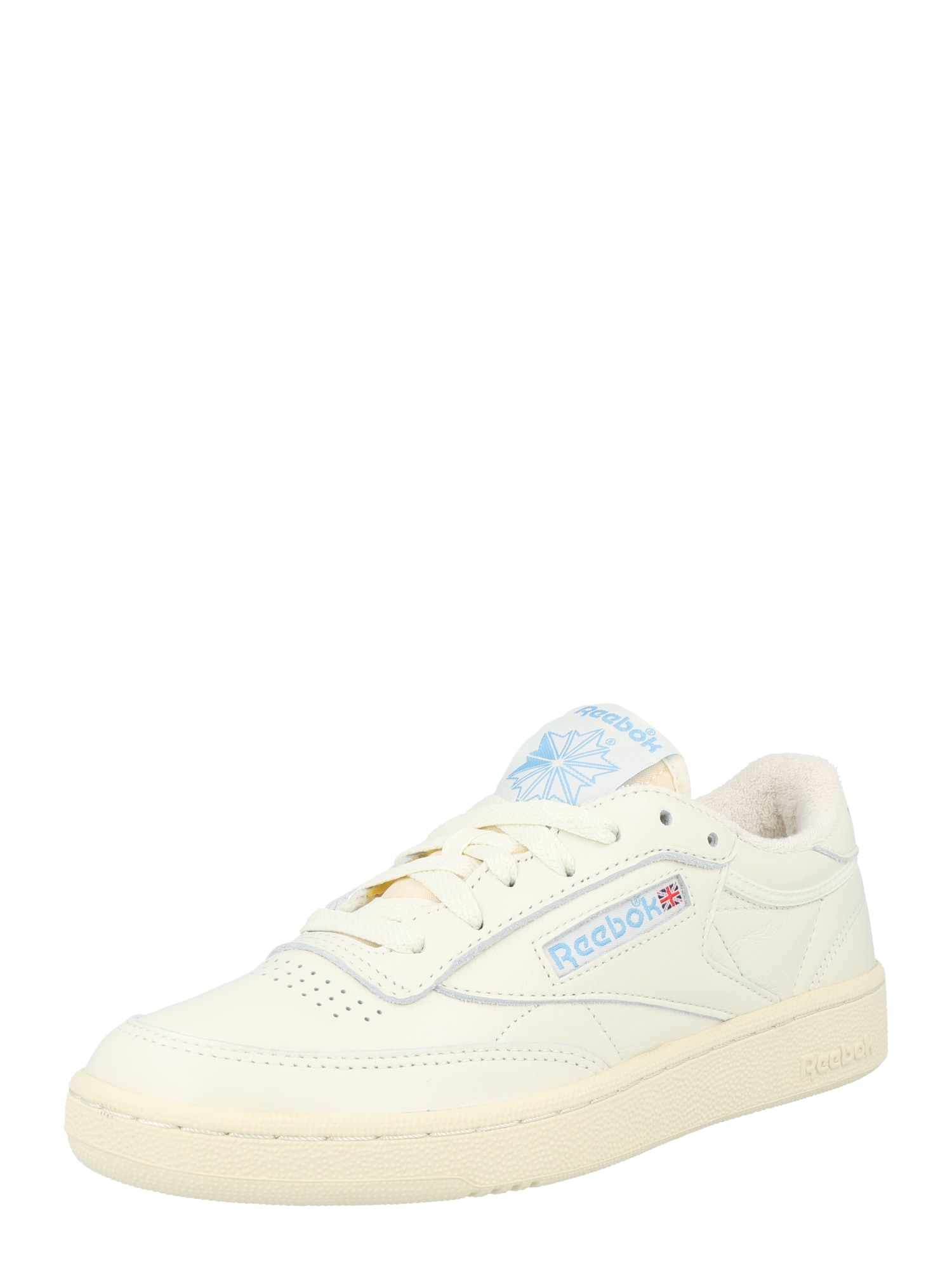 Reebok Classics Nizke superge 'Club C 85'  svetlo modra / temno modra / živo rdeča / off-bela