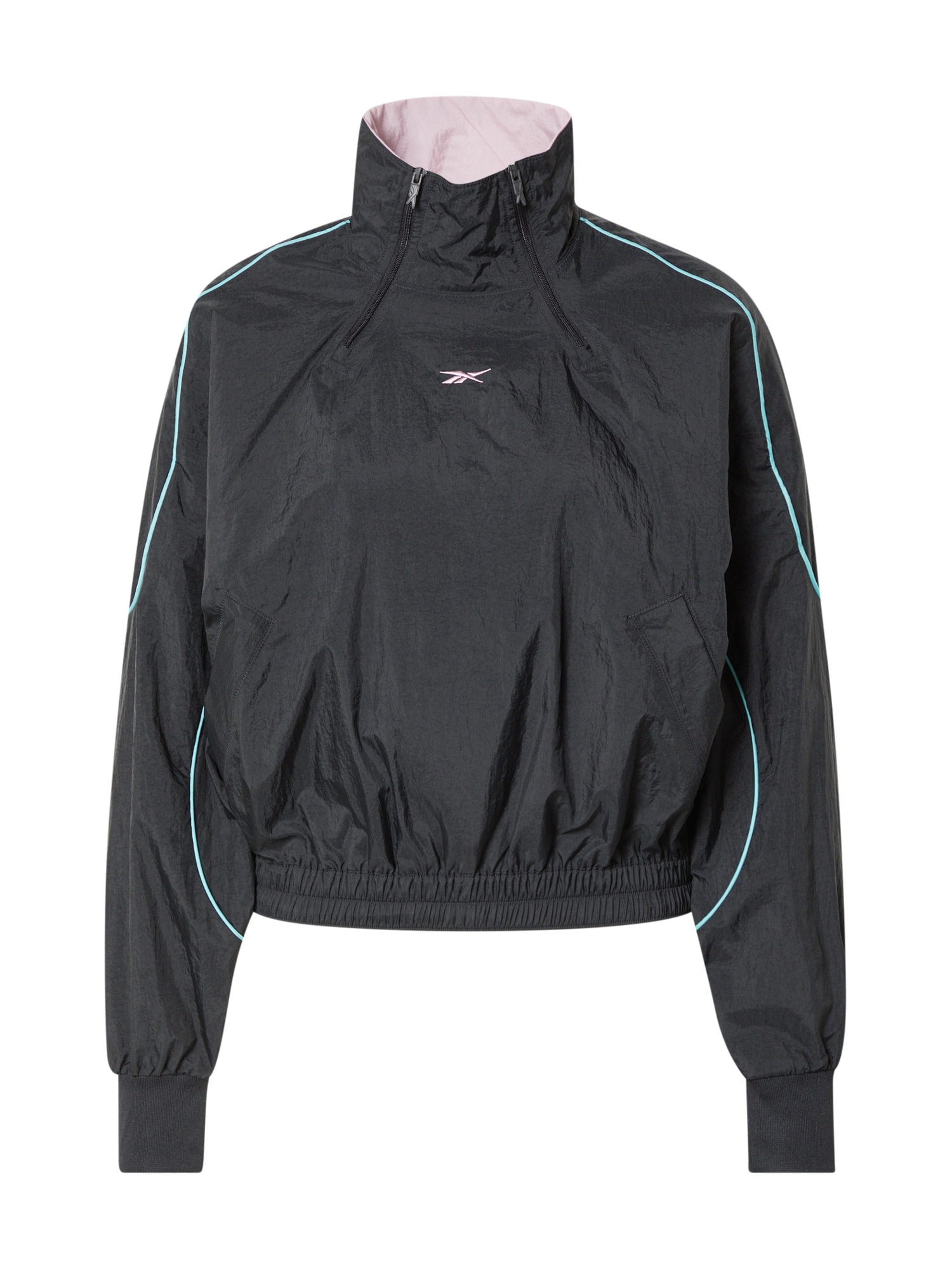 Reebok Classics Prehodna jakna  svetlo modra / roza / črna