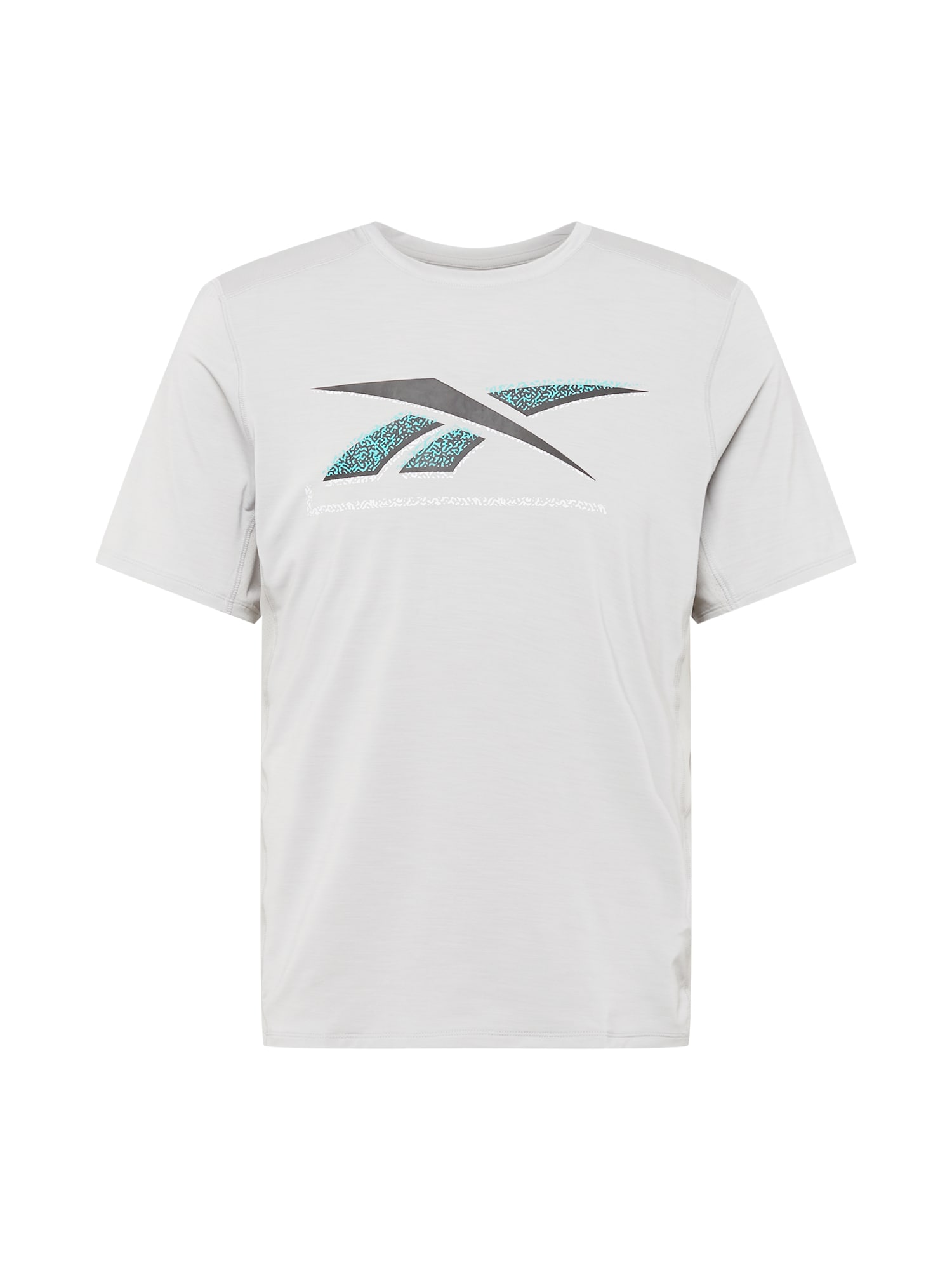 Reebok Sport Funkcionalna majica  siva / žad / črna / bela