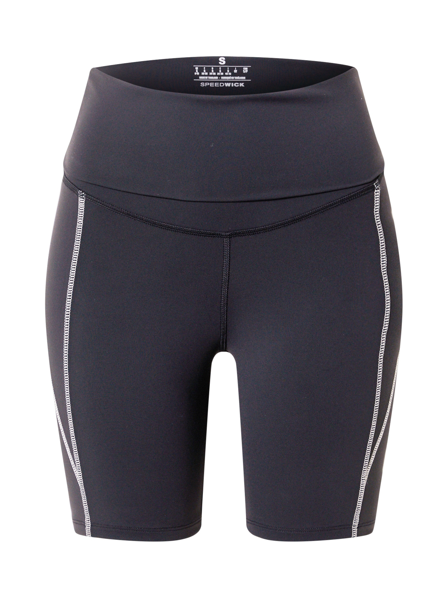 Reebok Sport Športne hlače  črna / bela