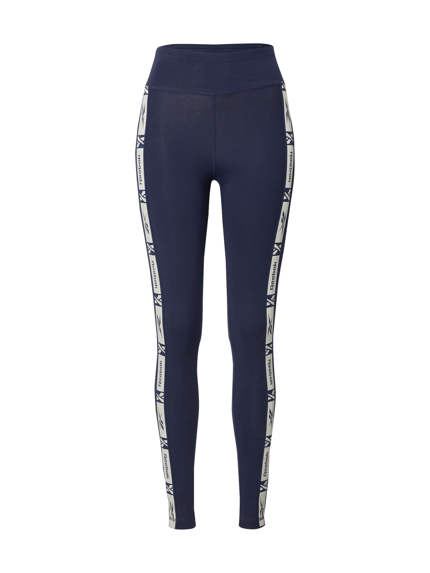 Reebok Sport Športne hlače  temno modra / bela