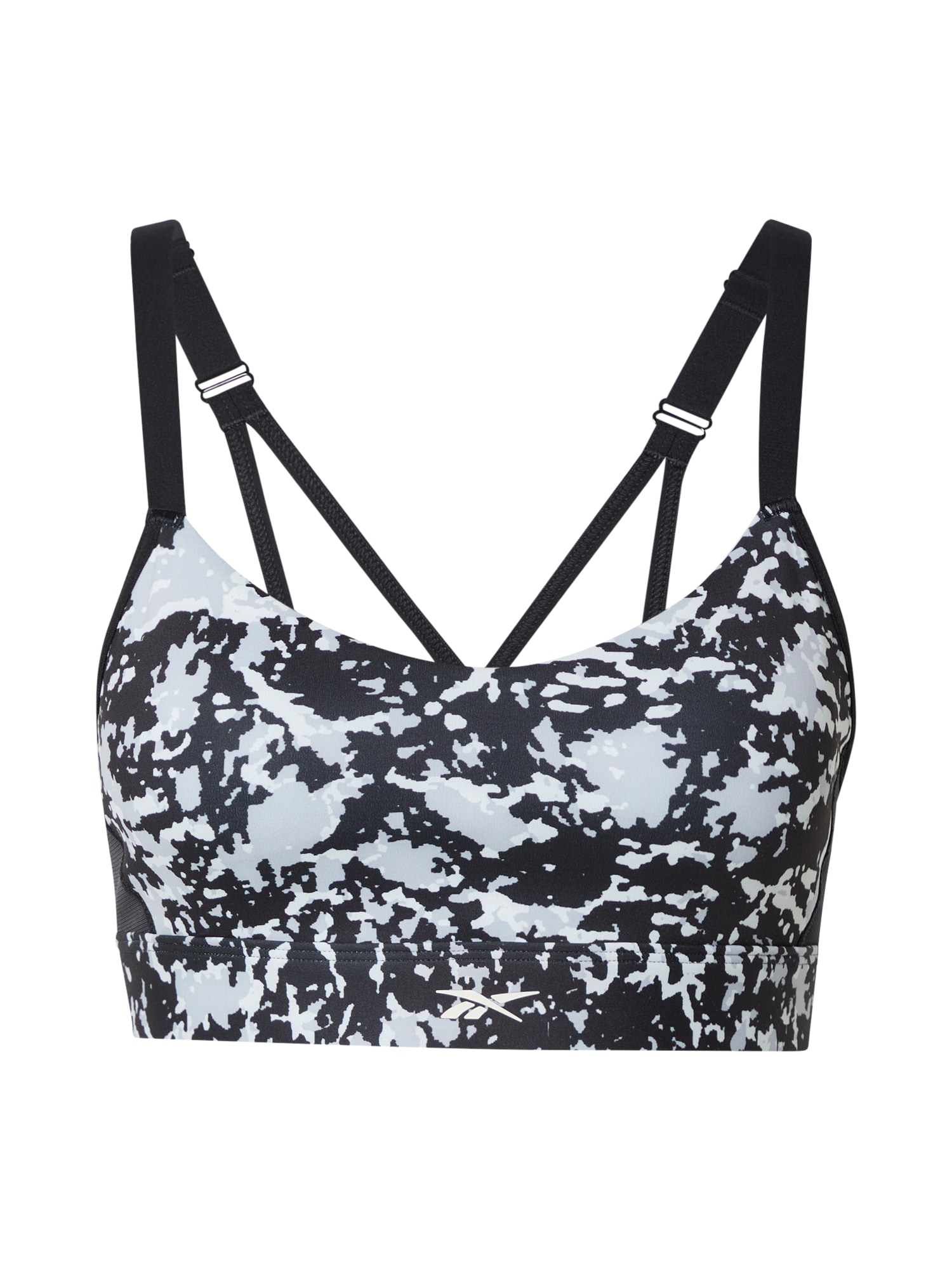 Reebok Sport Športni nederček  črna / bela