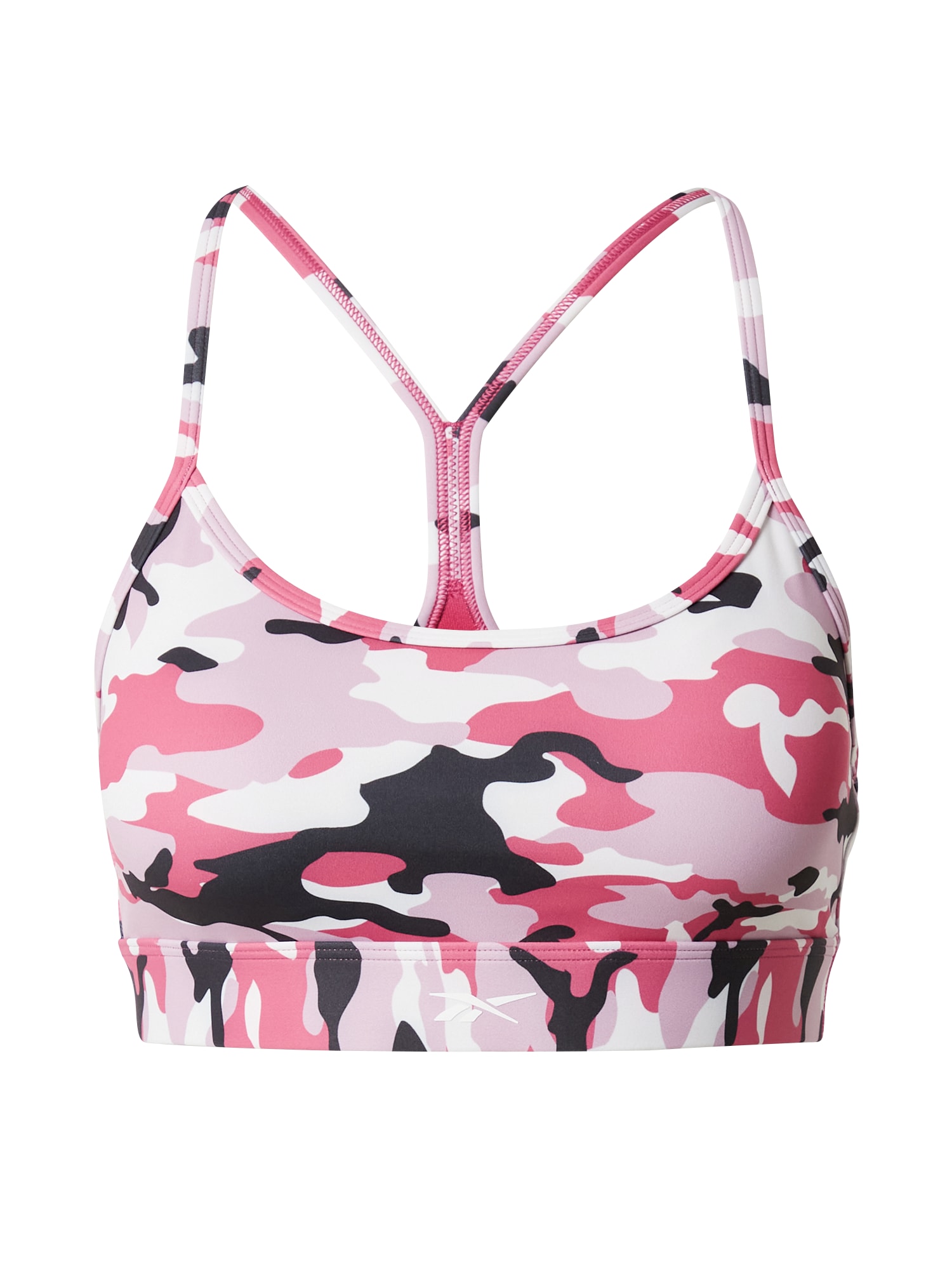 Reebok Sport Športni nederček  lila / roza / črna / bela