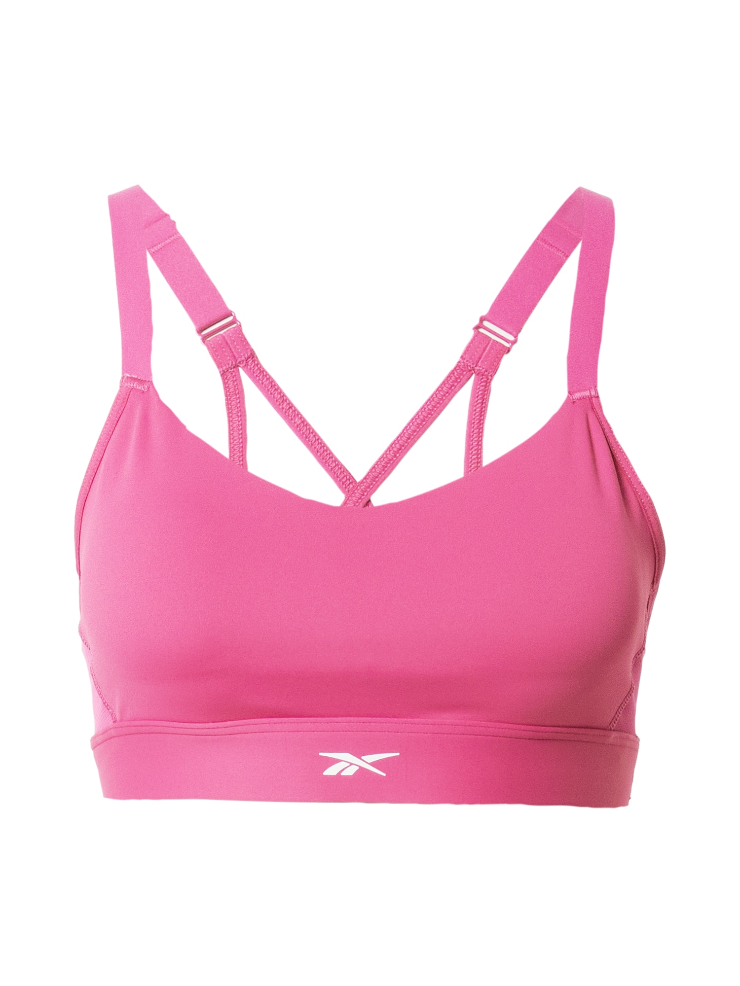 Reebok Sport Športni nederček  roza / bela
