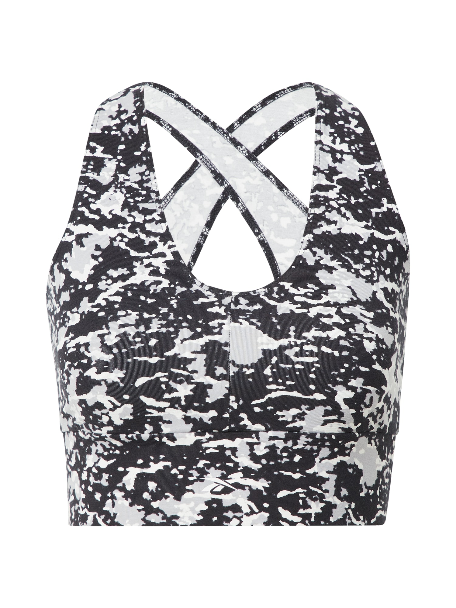 Reebok Sport Športni nederček  siva / črna / bela