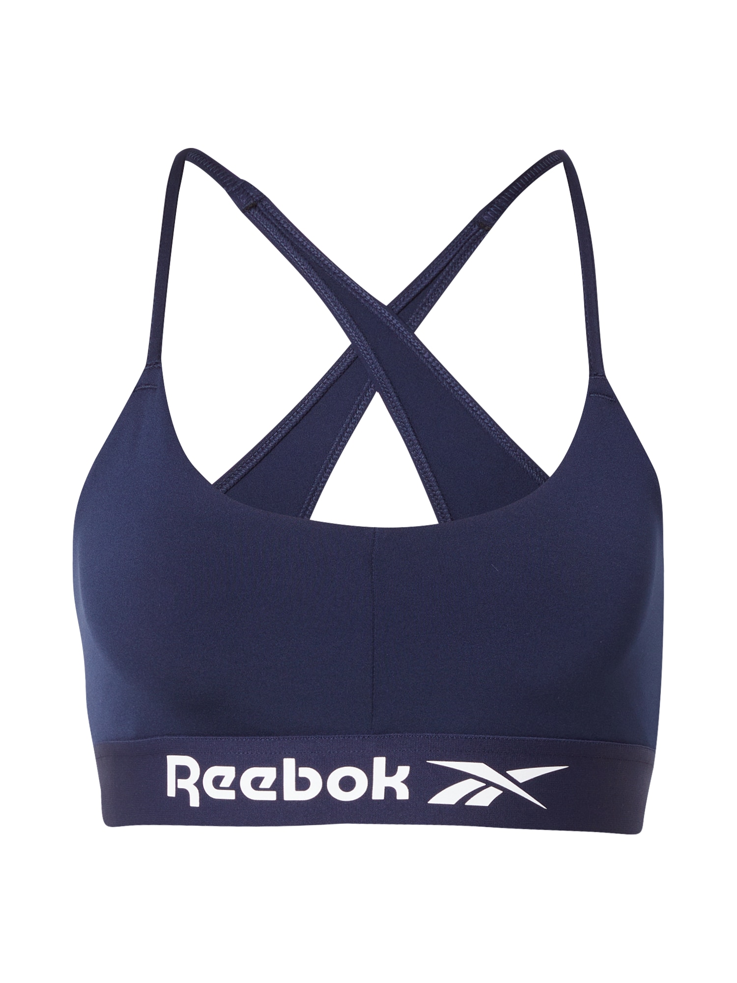 Reebok Sport Športni nederček  temno modra / bela