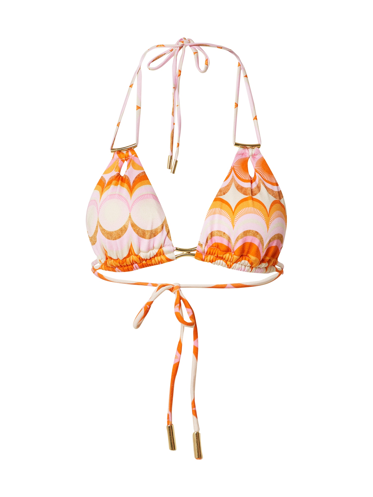 River Island Bikini zgornji del  ecru / kapučino / oranžna / mandarina / roza