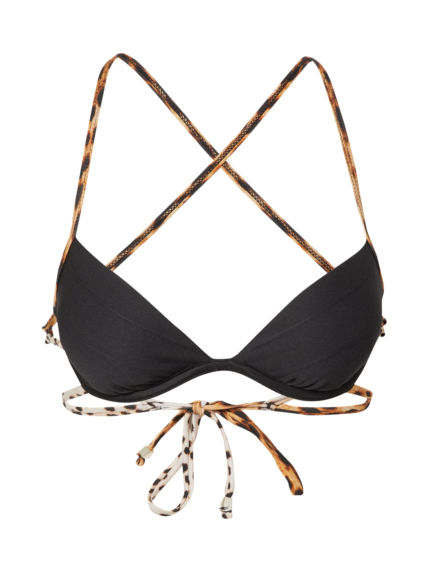 River Island Bikini zgornji del  rjava / črna