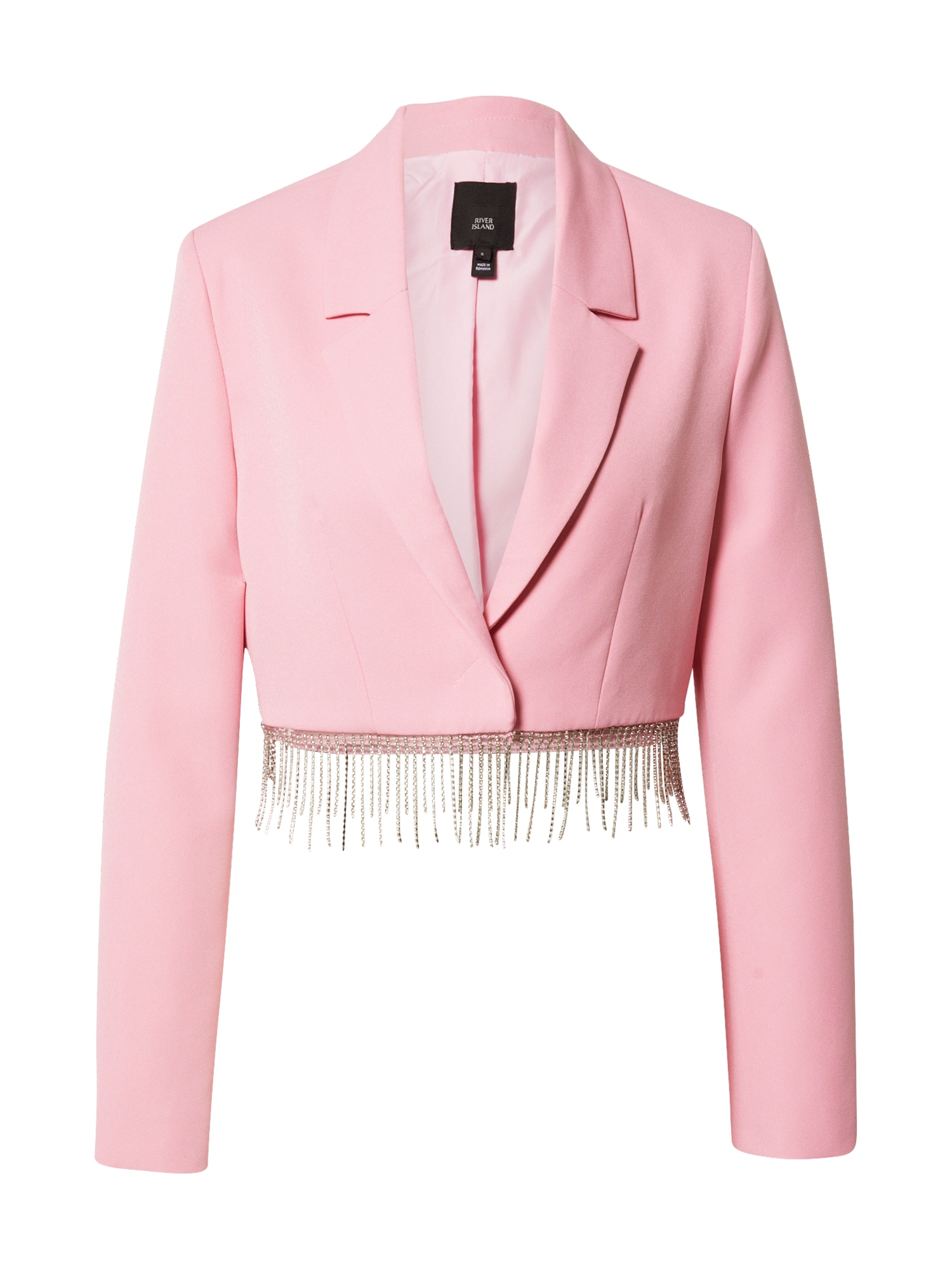 River Island Blazer  roza / srebrna