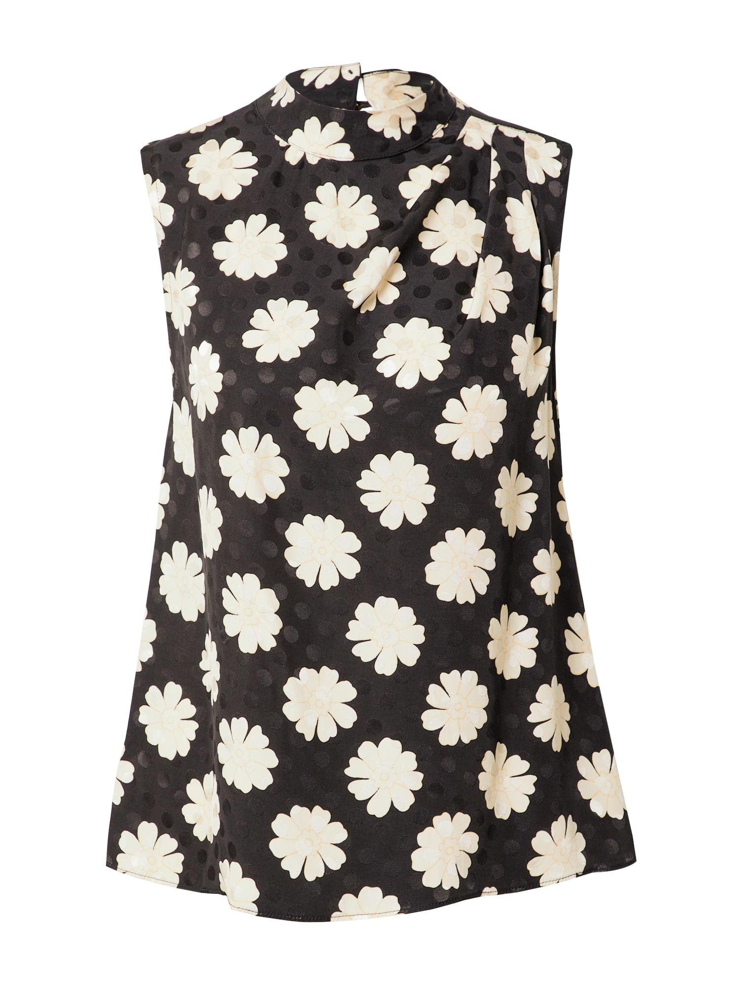River Island Bluza  bež / črna