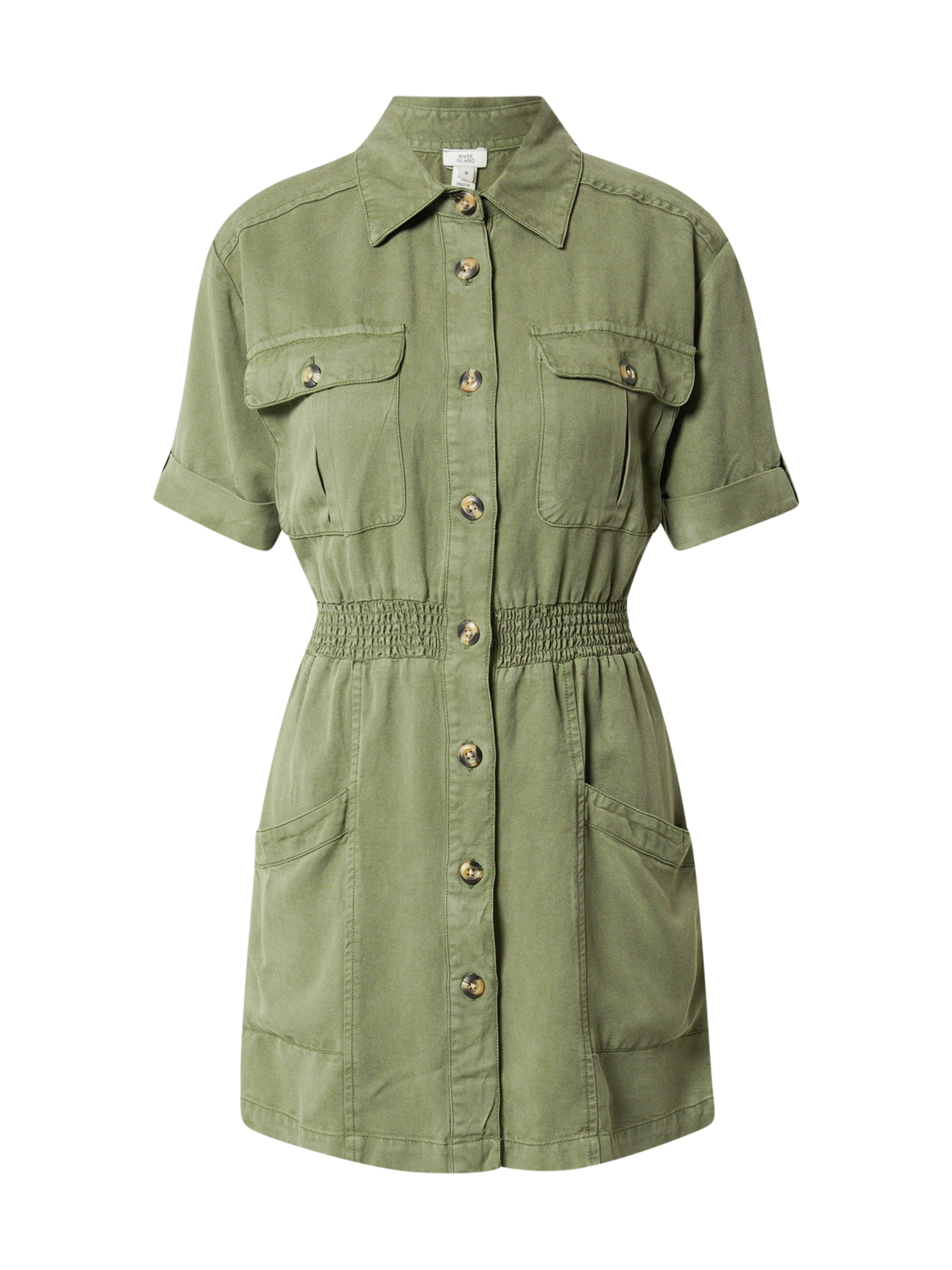 River Island Dolga srajca 'WYATT'  kaki