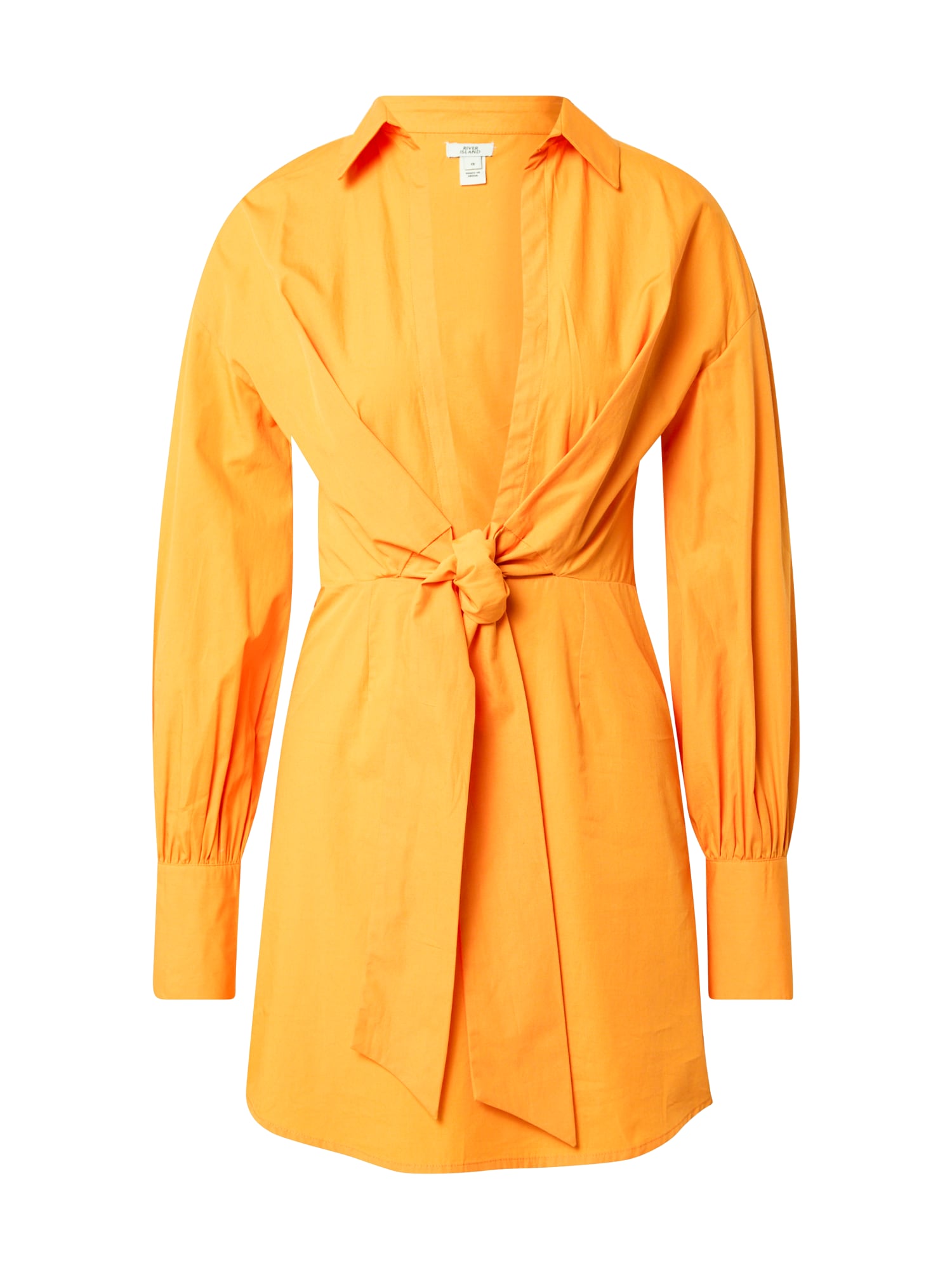 River Island Dolga srajca  svetlo oranžna