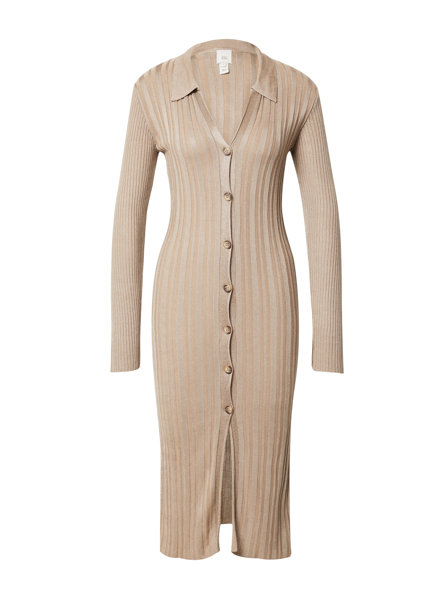 River Island Dolga srajca  svetlo rjava