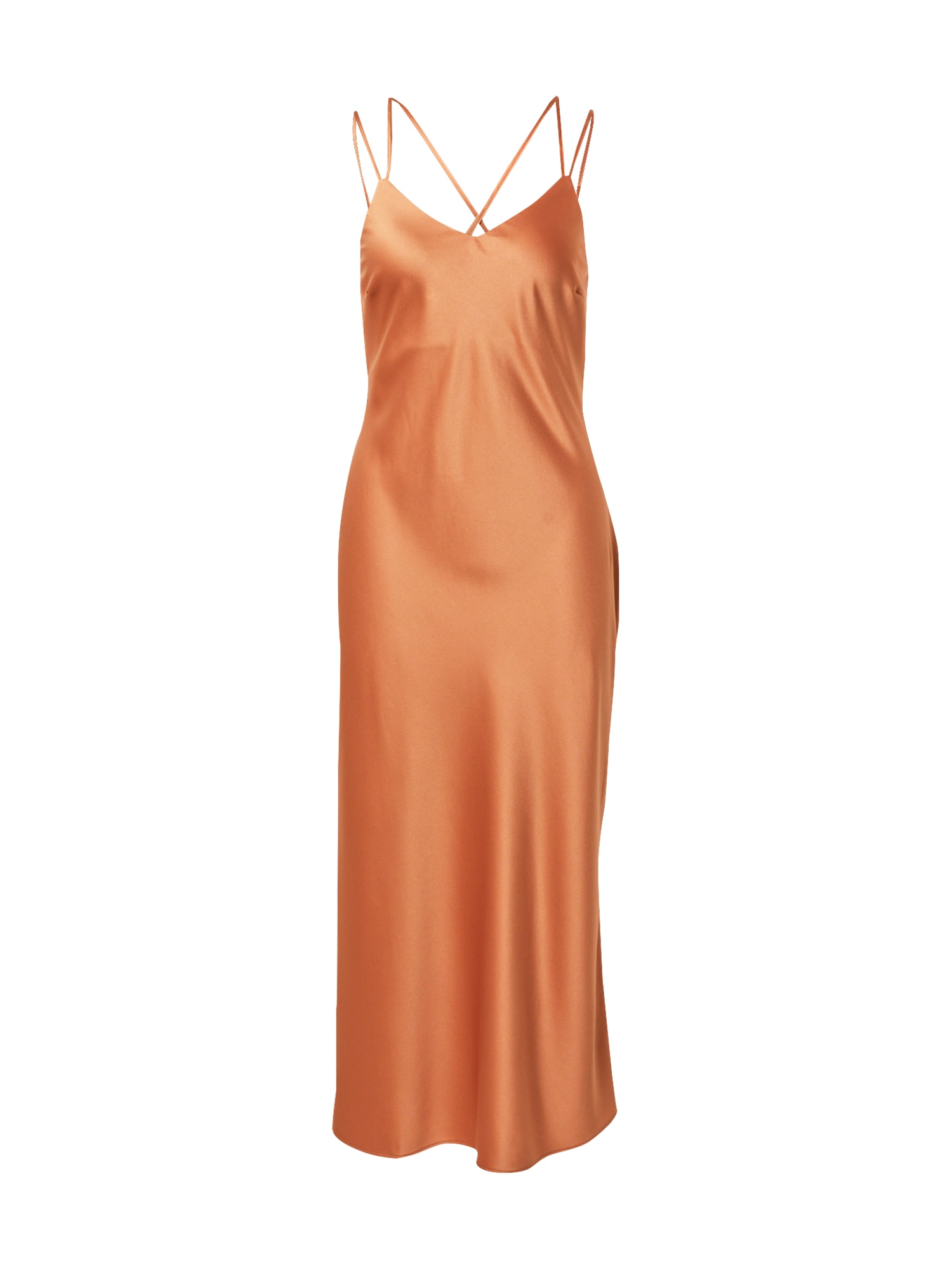 River Island Koktejl obleka 'IVY'  konjak